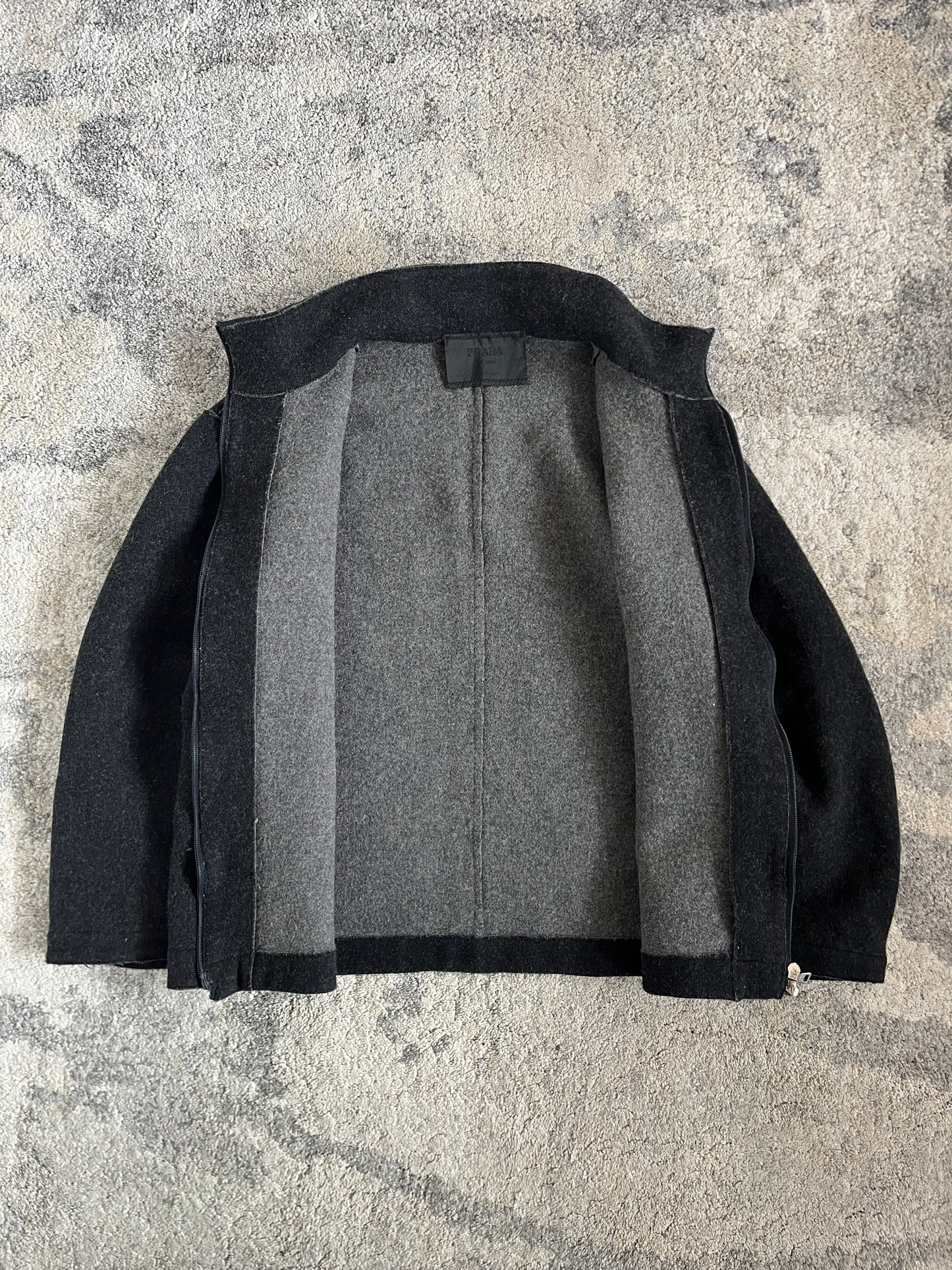 Prada 1999 wool zip jacket