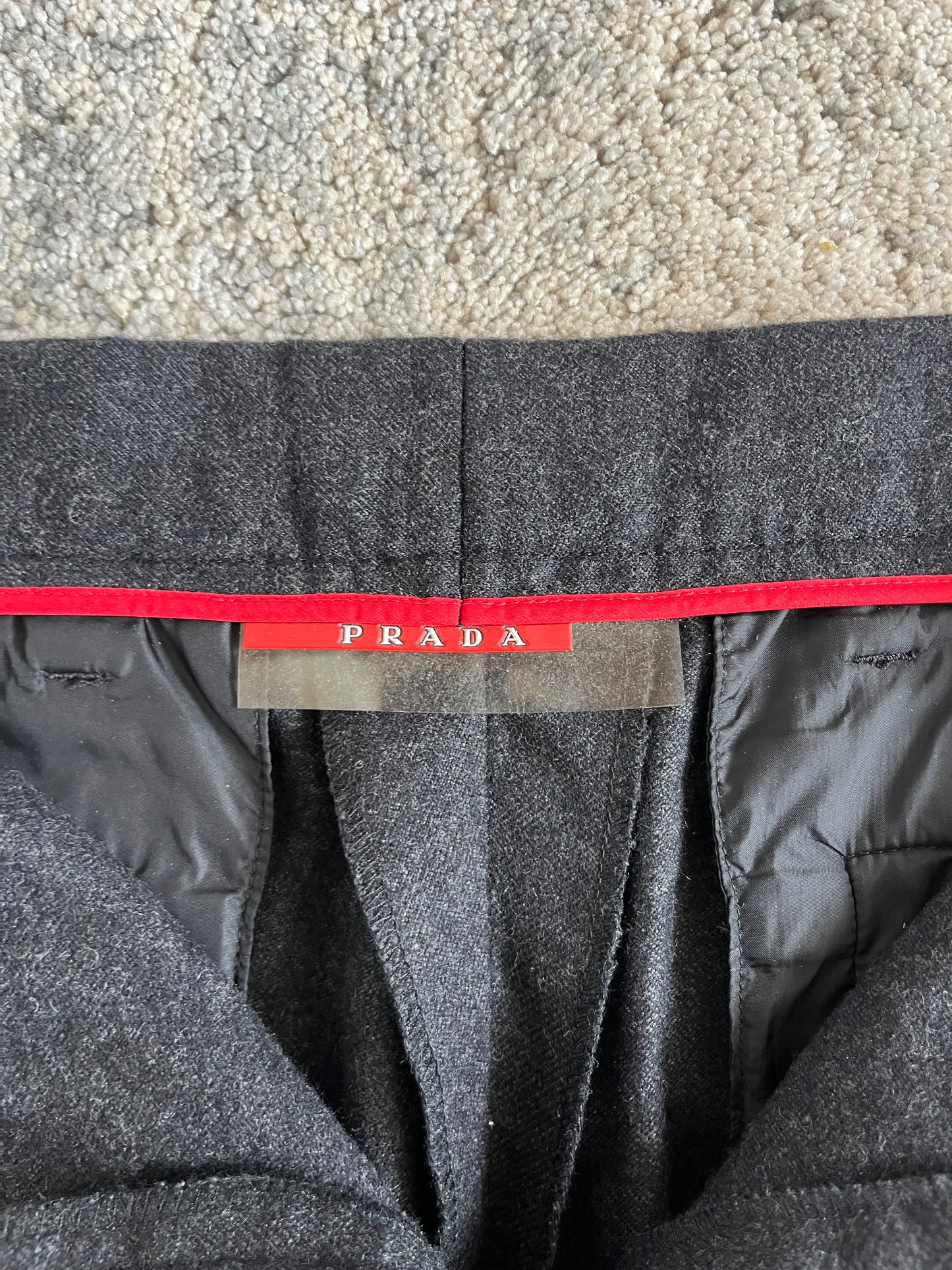 Prada 2000's wool pants