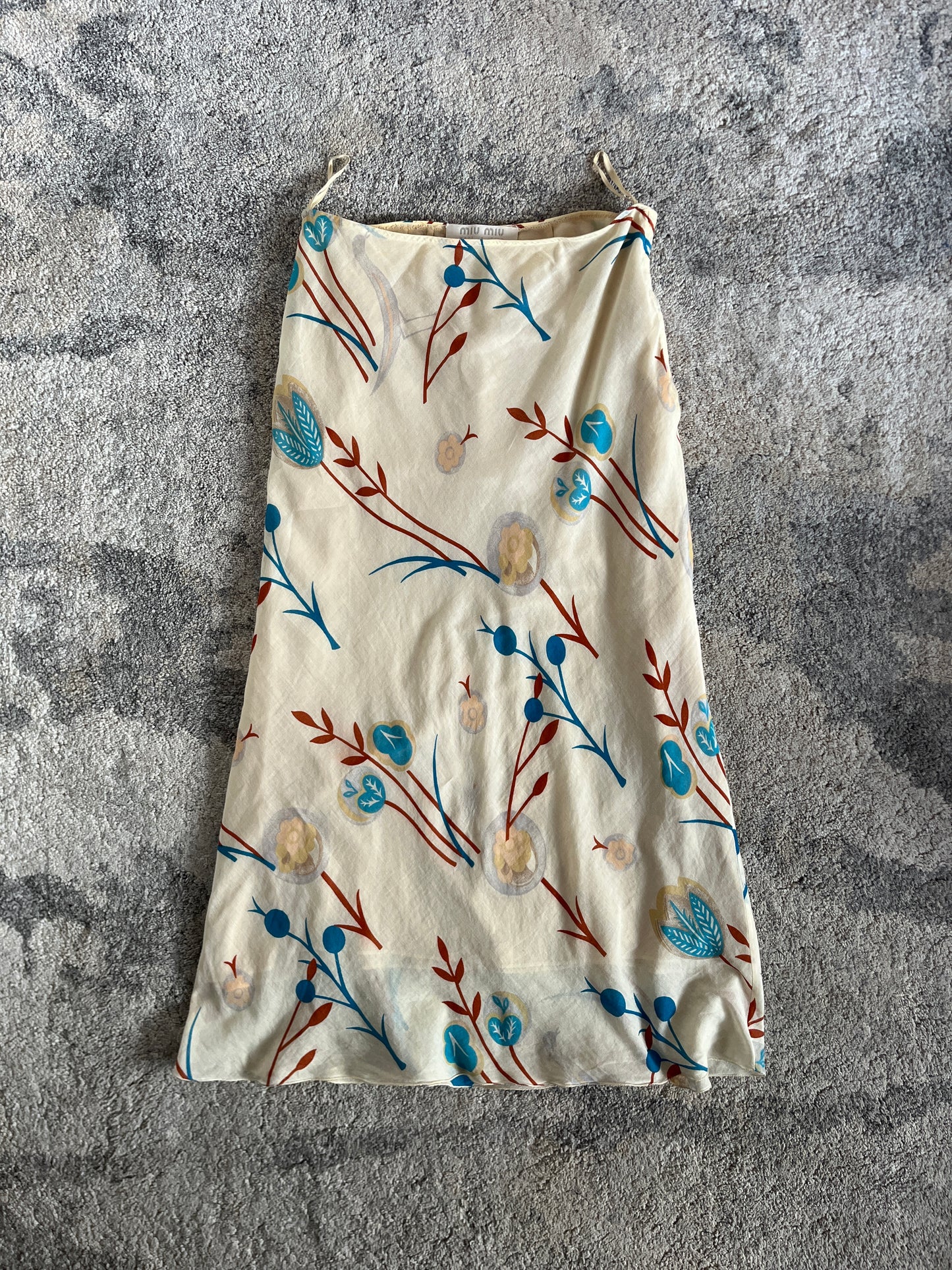 Miu Miu SS1997 flowers light cotton