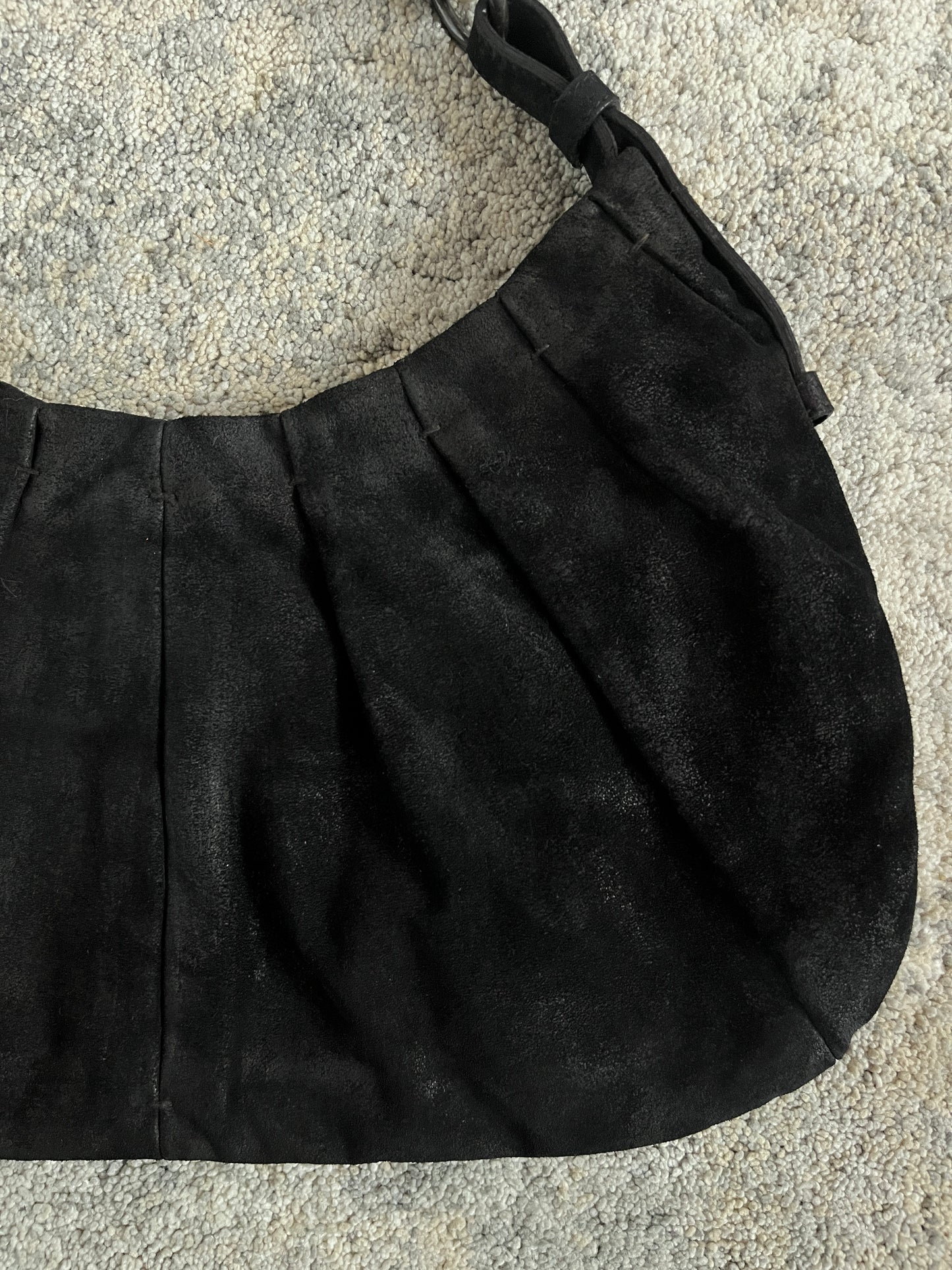 Yves Saint Laurent FW2002 suede mombasa bag