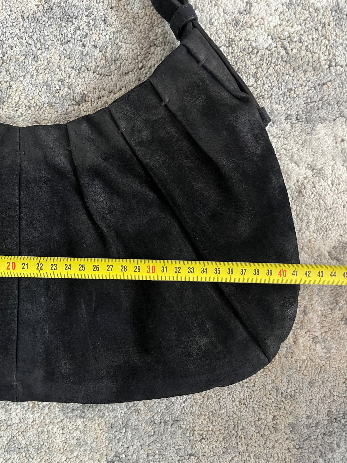 Yves Saint Laurent FW2002 suede mombasa bag