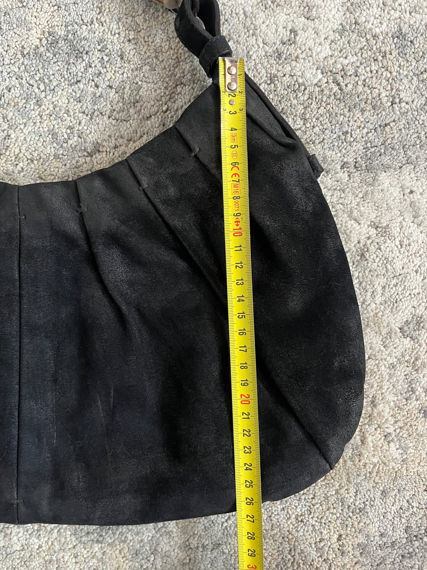 Yves Saint Laurent FW2002 suede mombasa bag