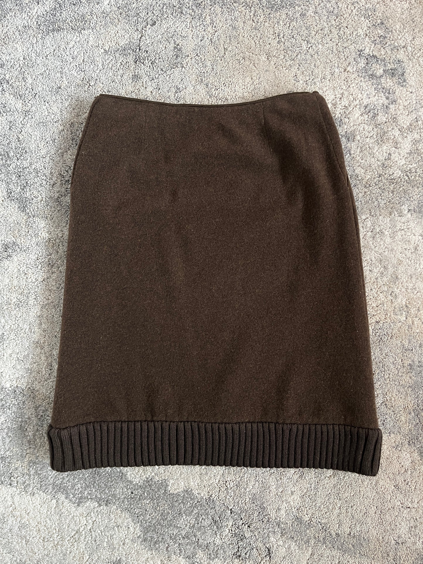 Miu Miu FW1999 wool skirt