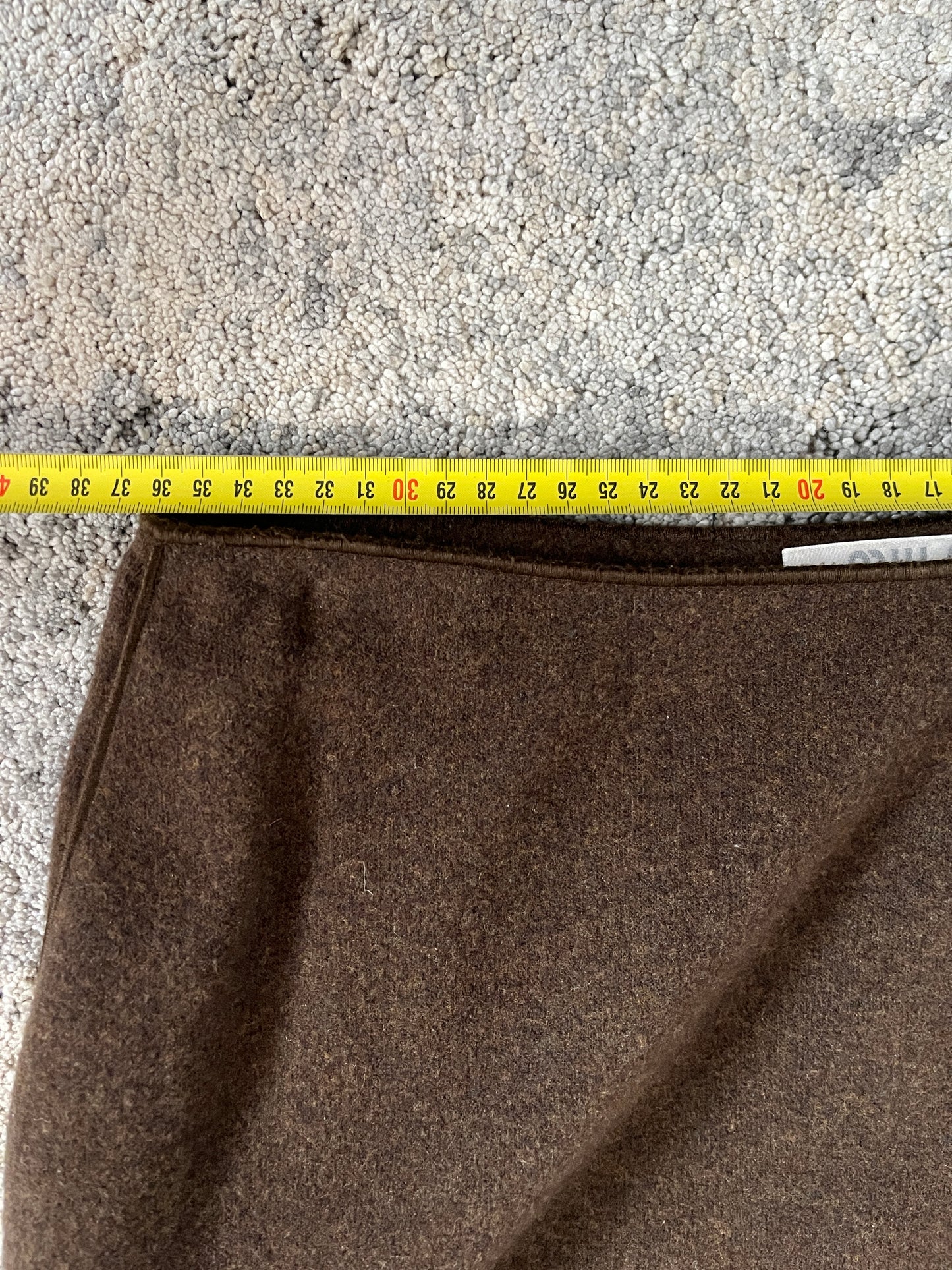 Miu Miu FW1999 wool skirt