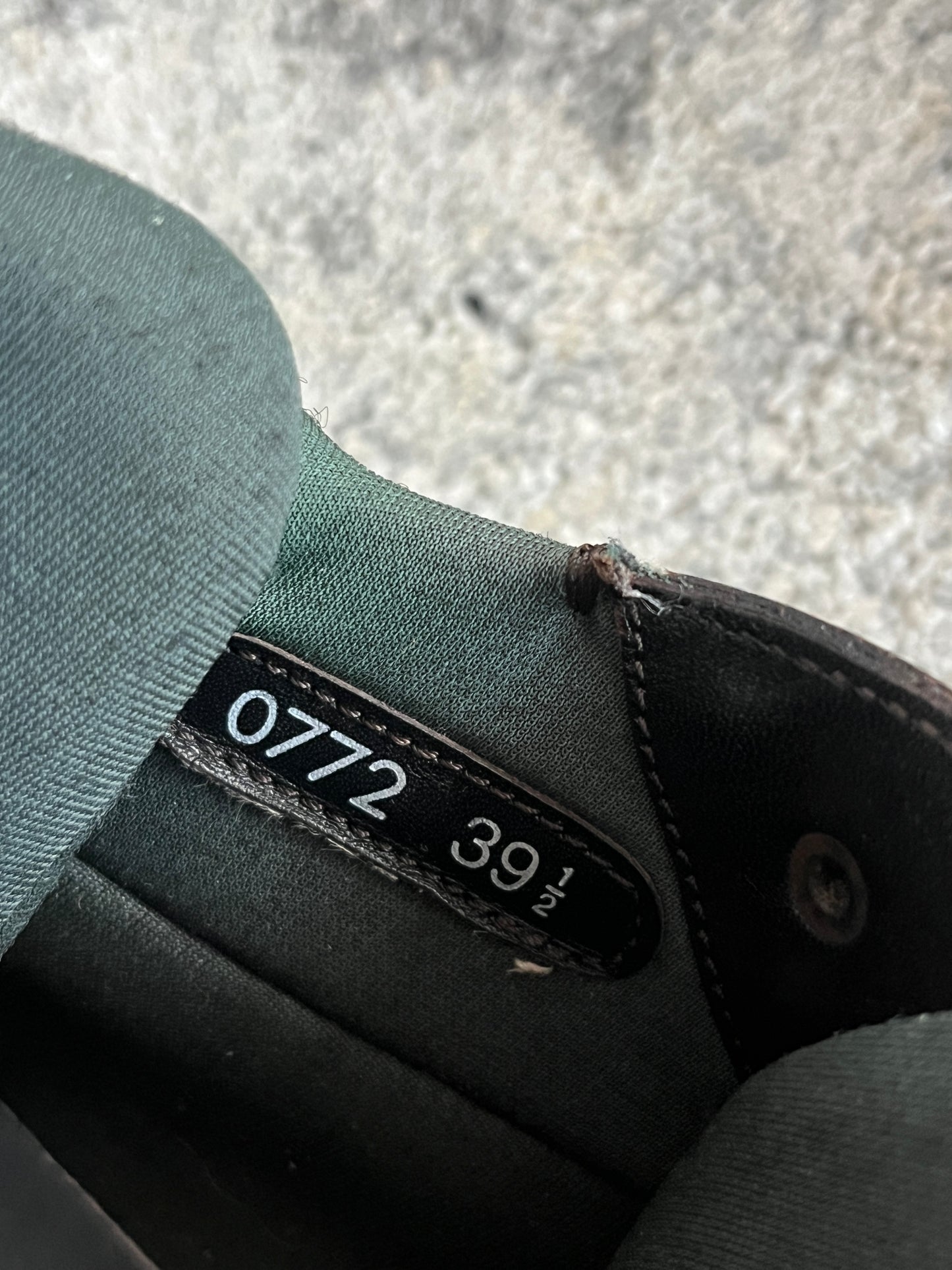 Prada FW1999 leather hiking boots