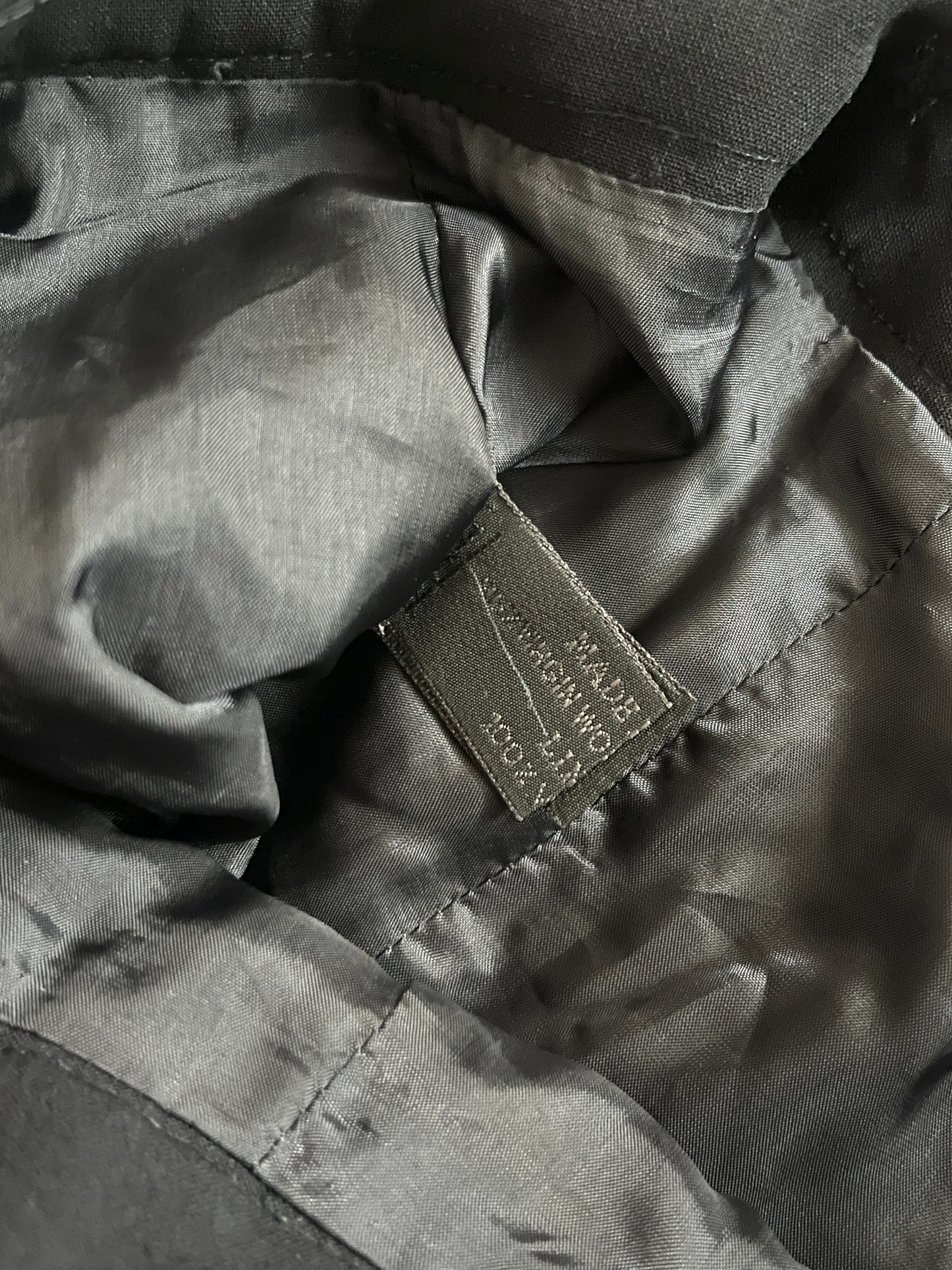 Prada 1990's wool panel skirt