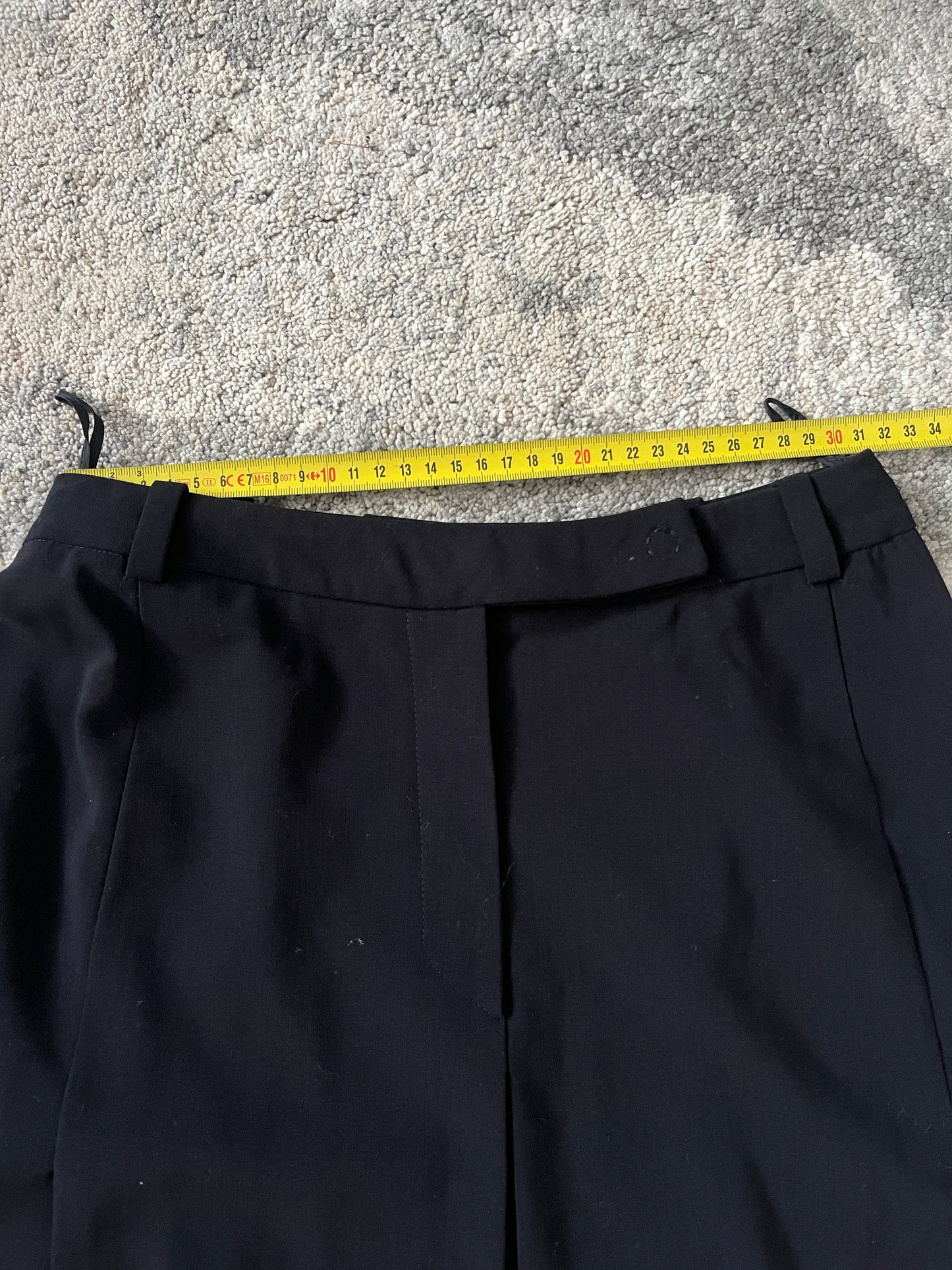 Prada 1990's wool panel skirt