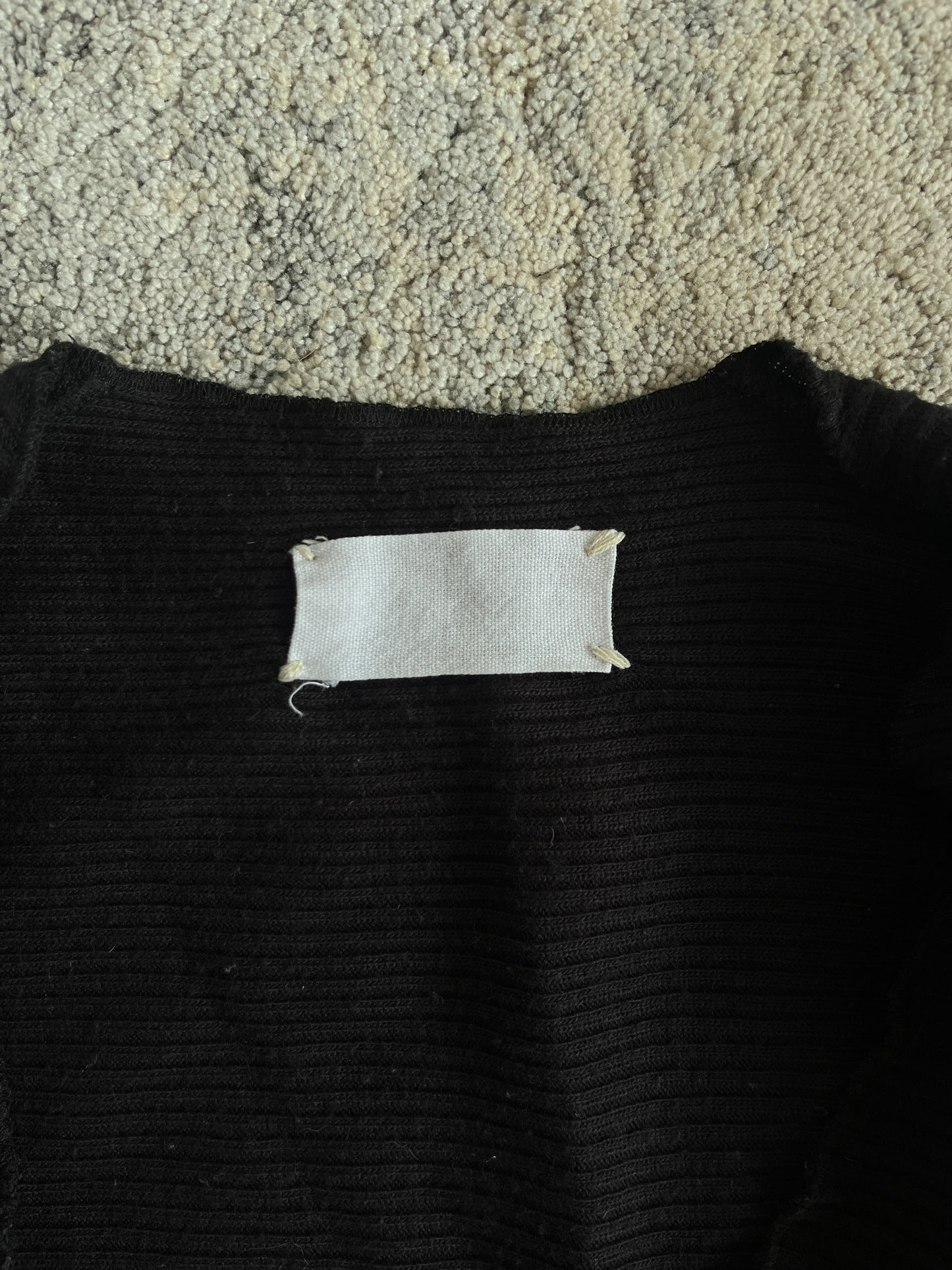 Maison Margiela 1990's Artisanal wool open sweater