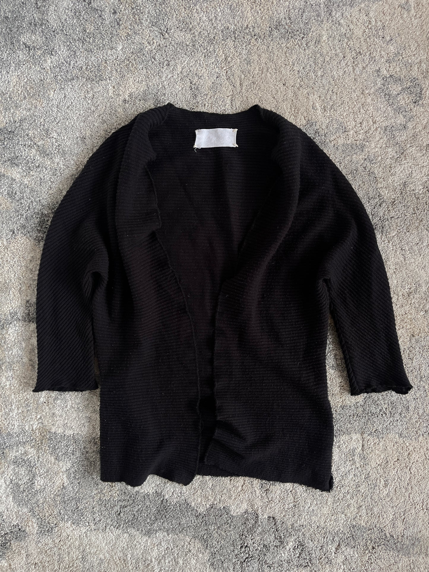 Maison Margiela 1990's Artisanal wool open sweater