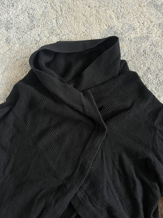 Maison Margiela 1990's Artisanal wool asymetric cardigan