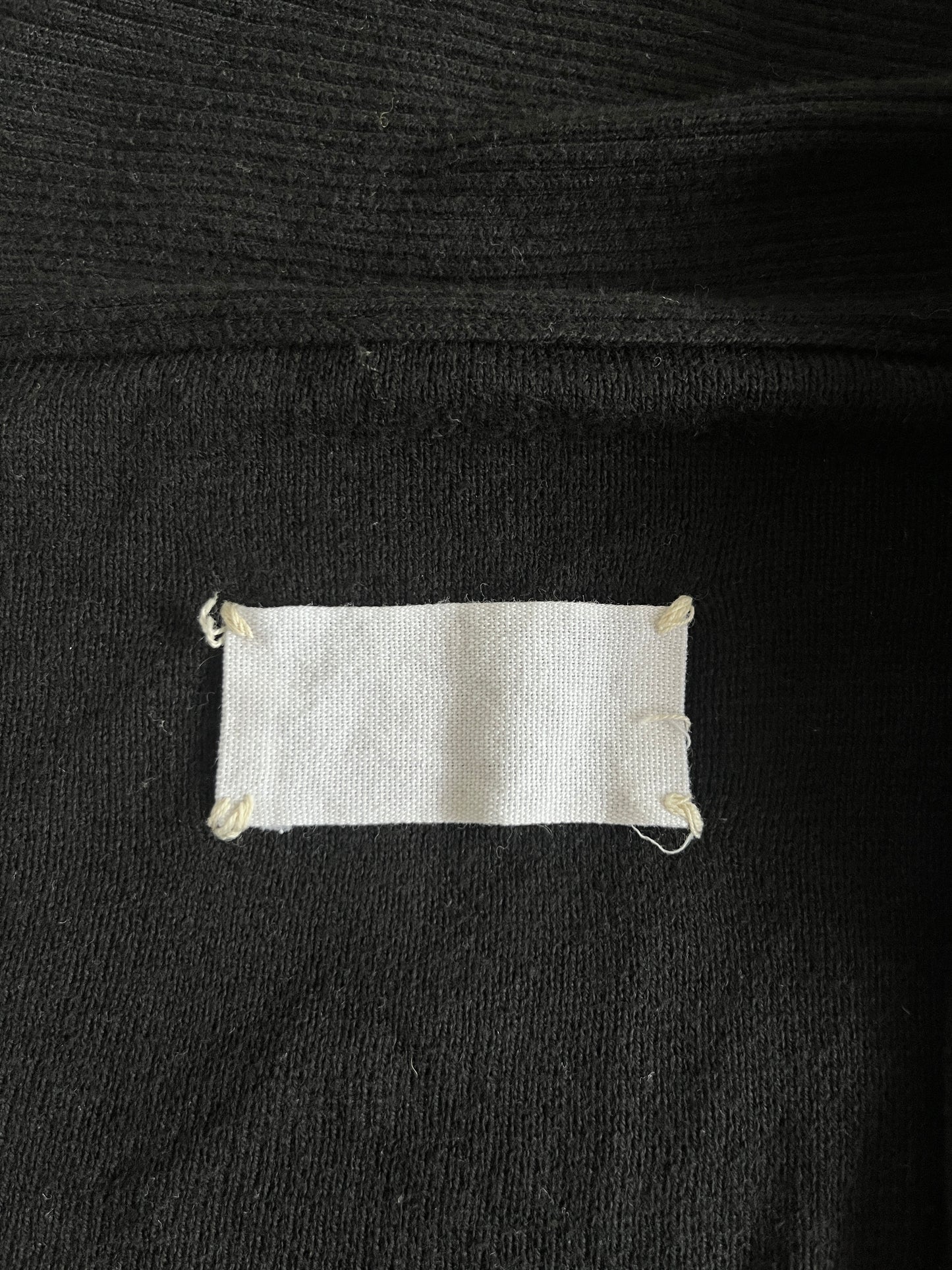 Maison Margiela 1990's Artisanal wool asymetric cardigan