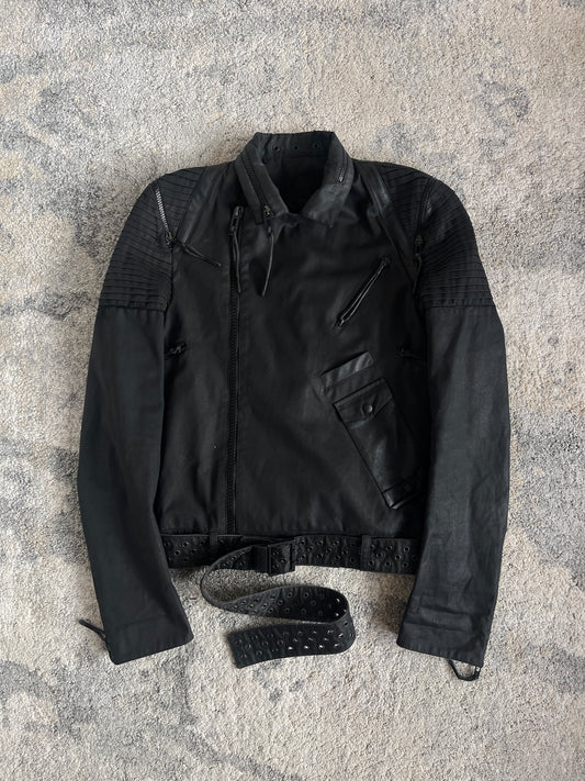 Dior Homme S/S 2004 "STRIP" sample Biker perfecto jacket