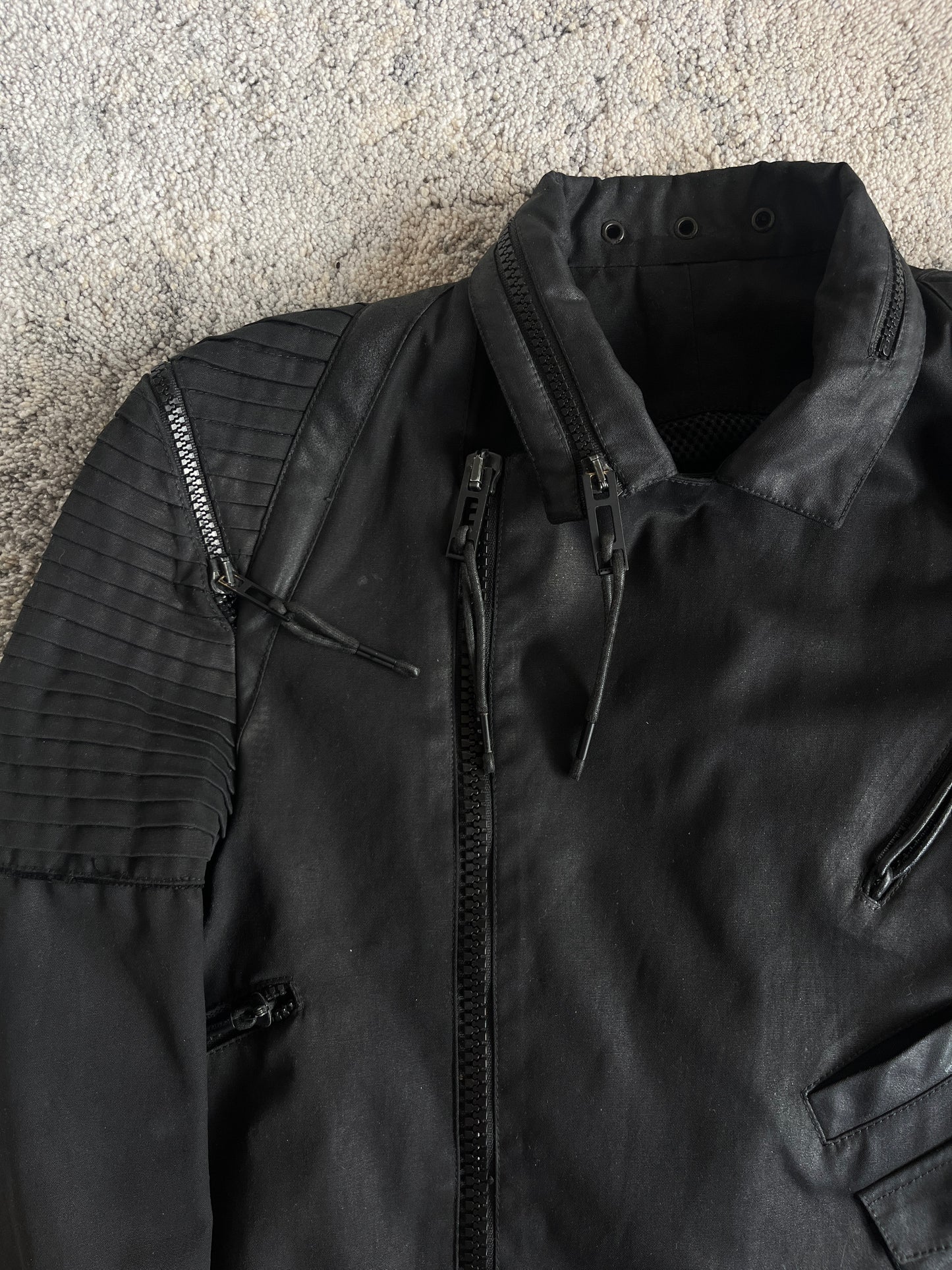 Dior Homme S/S 2004 "STRIP" sample Biker perfecto jacket
