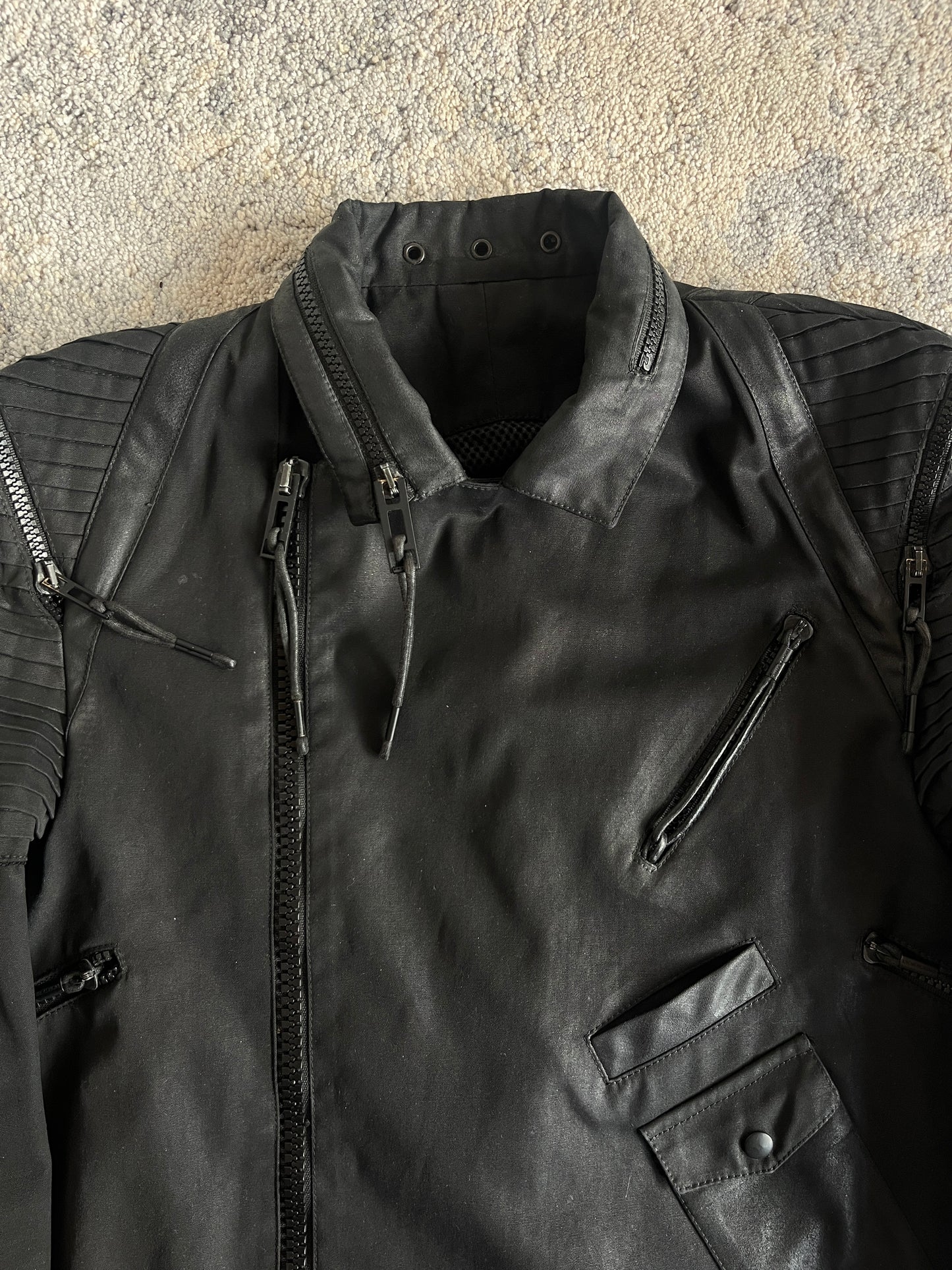 Dior Homme S/S 2004 "STRIP" sample Biker perfecto jacket