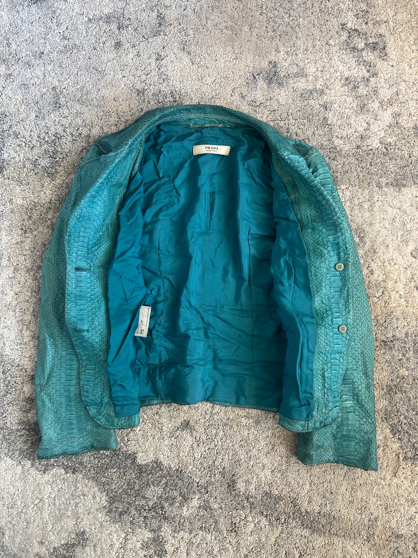 Prada 2000's python leather jacket
