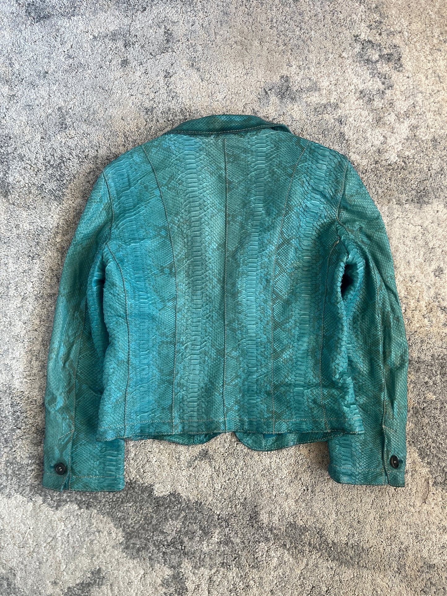 Prada 2000's python leather jacket