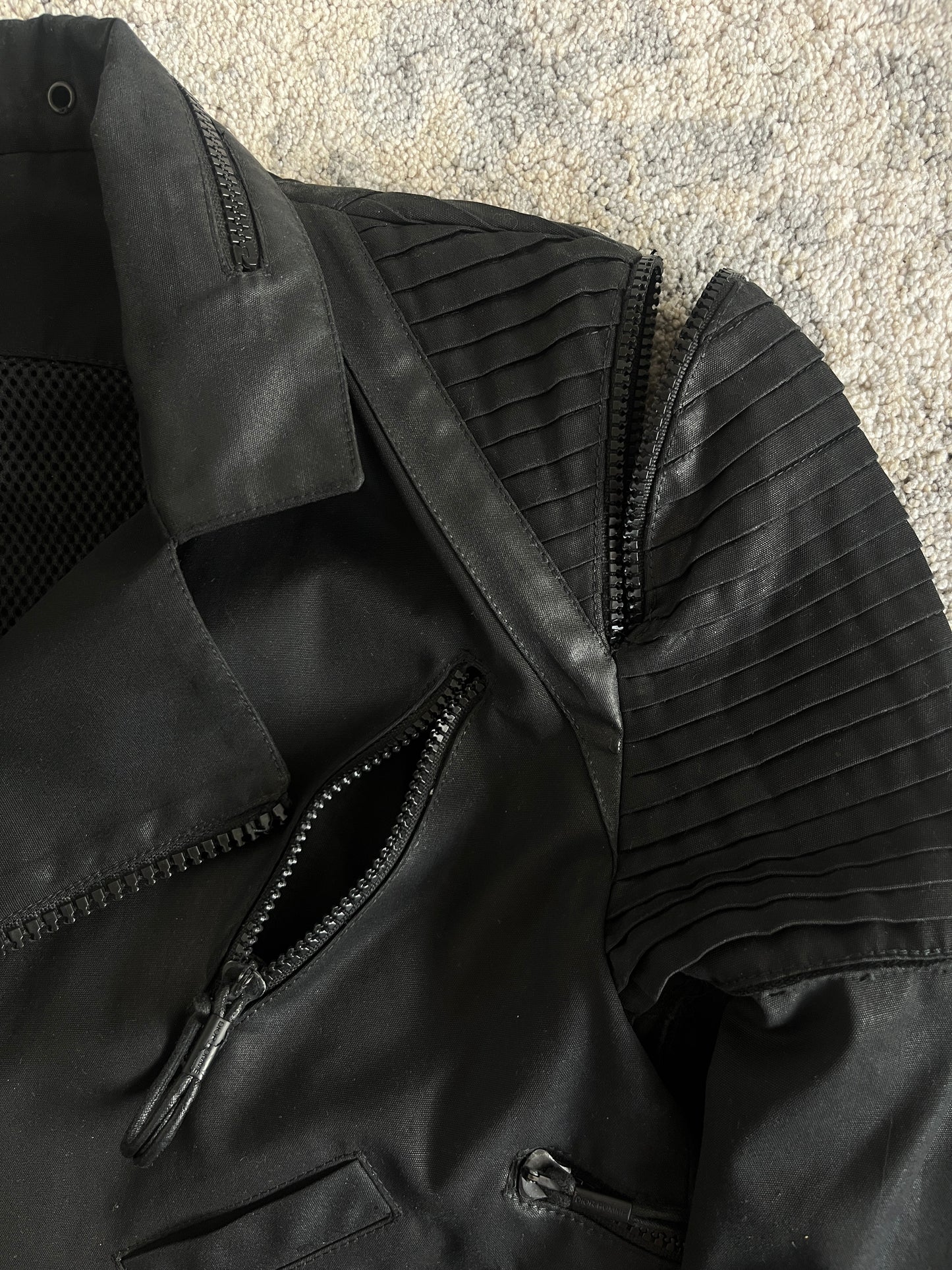 Dior Homme S/S 2004 "STRIP" sample Biker perfecto jacket