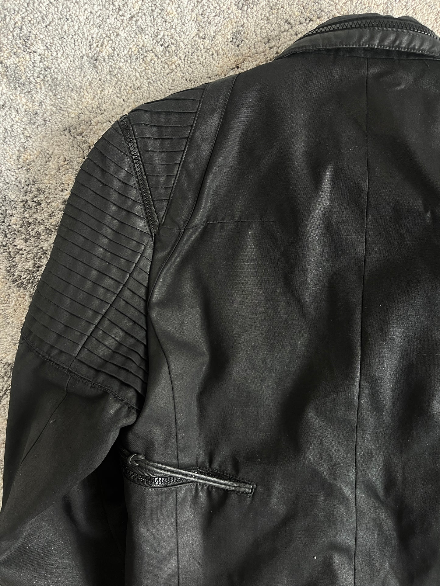 Dior Homme S/S 2004 "STRIP" sample Biker perfecto jacket