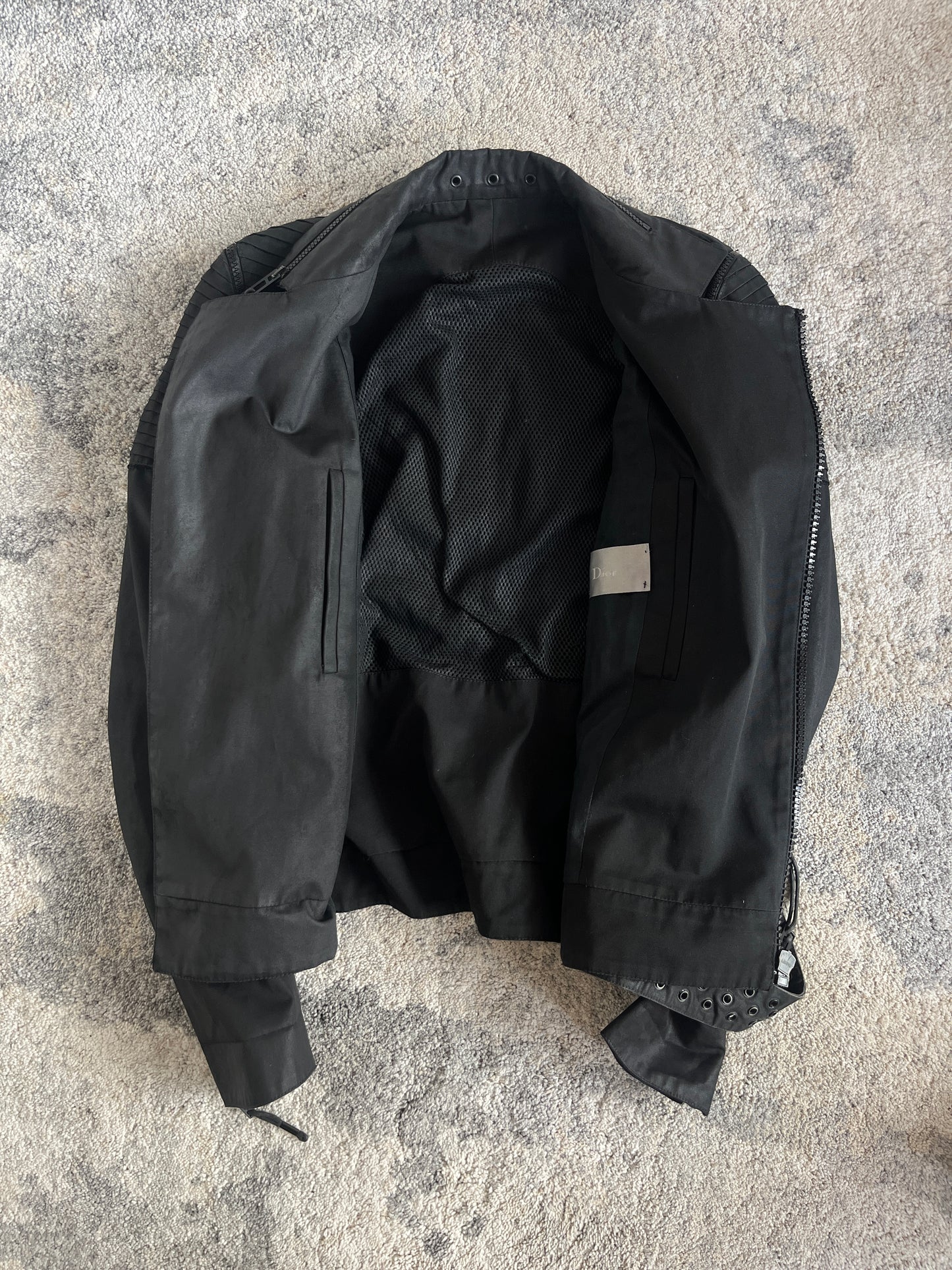 Dior Homme S/S 2004 "STRIP" sample Biker perfecto jacket