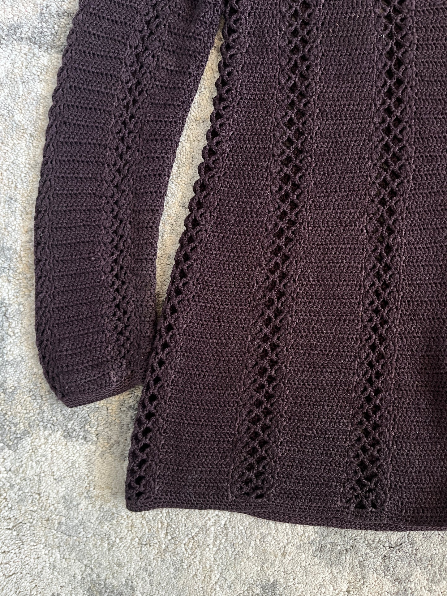 Miu Miu SS1994 cotton hand knit cardigan