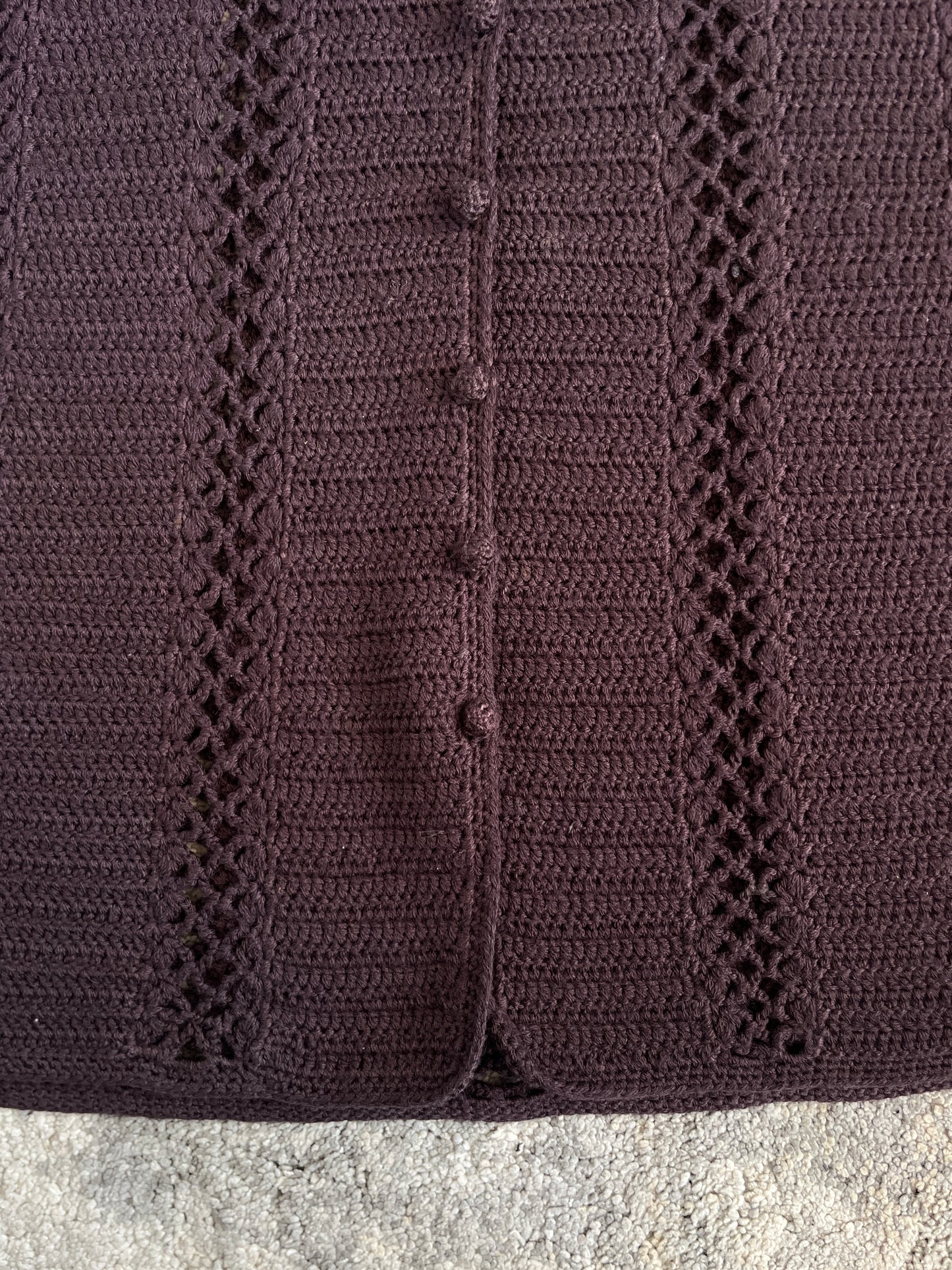 Miu Miu SS1994 cotton hand knit cardigan