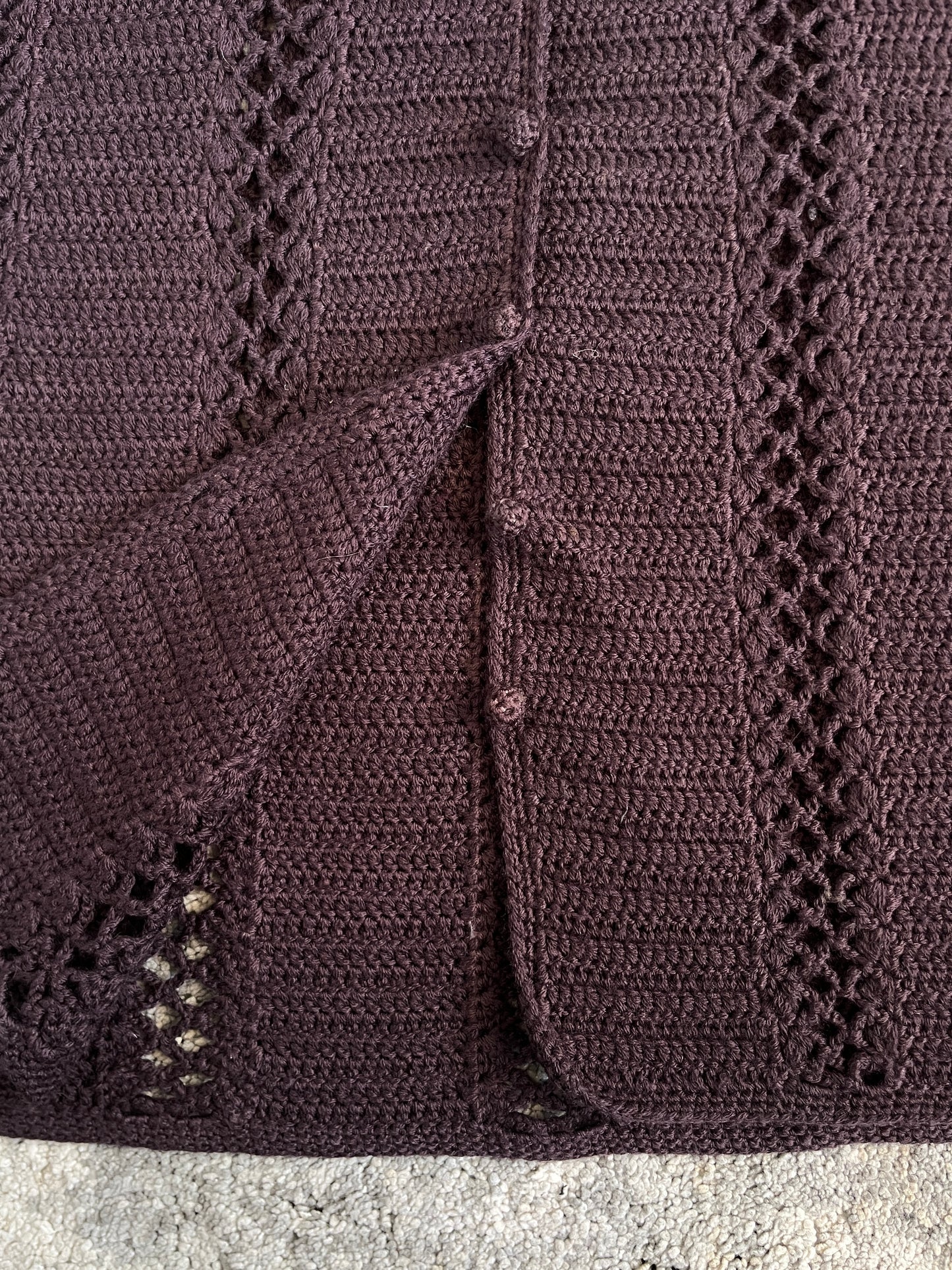 Miu Miu SS1994 cotton hand knit cardigan