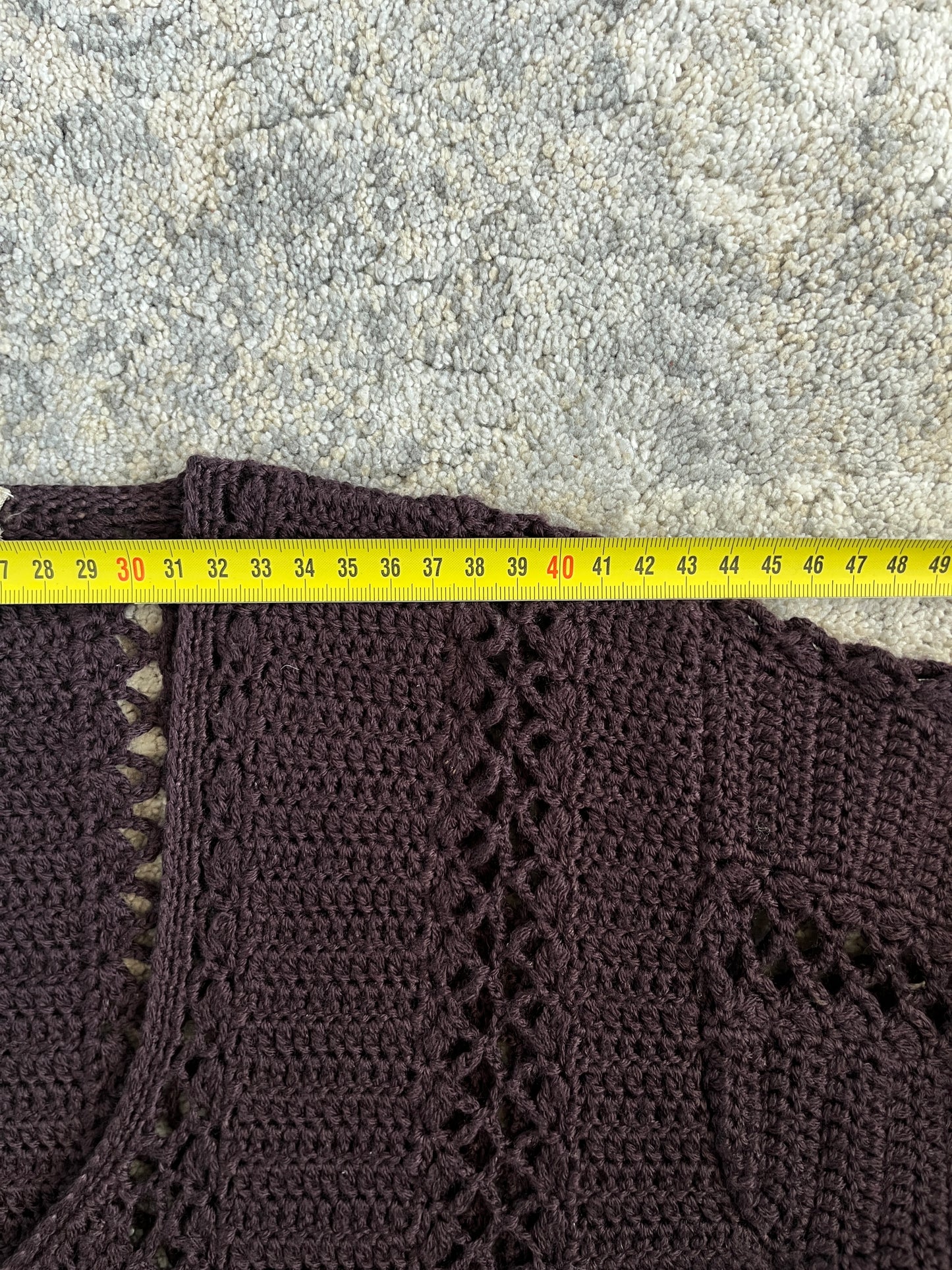 Miu Miu SS1994 cotton hand knit cardigan
