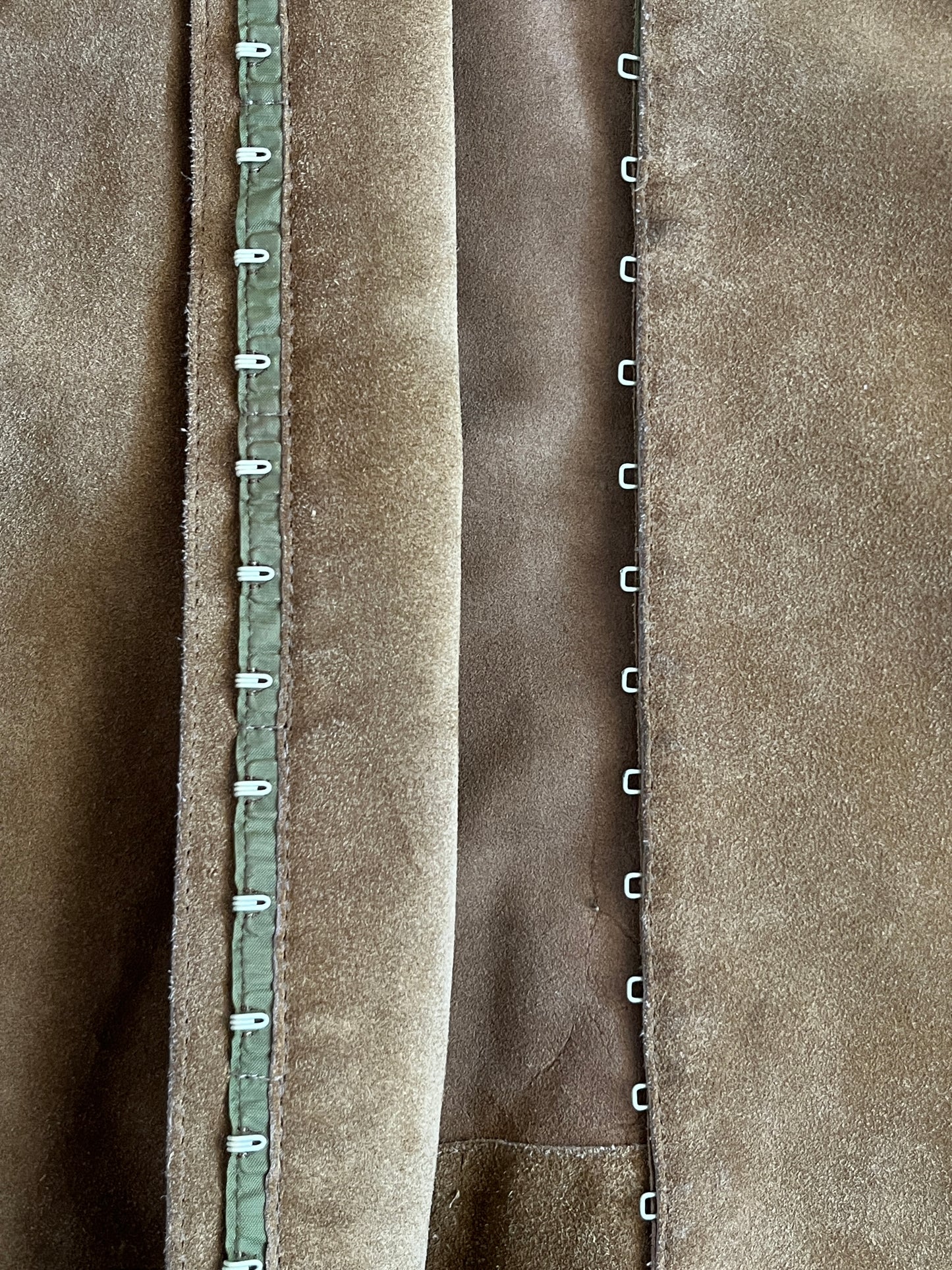 Miu Miu SS1999 suede jacket with bra closure
