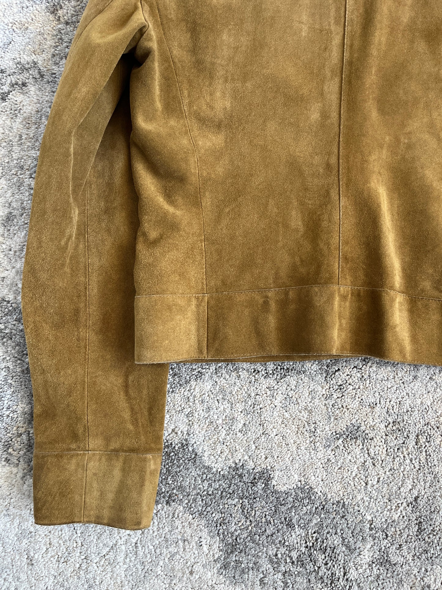 Miu Miu SS1999 suede jacket with bra closure