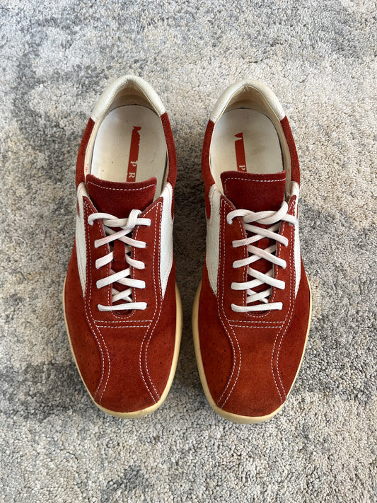 Prada 1990's suede trainers