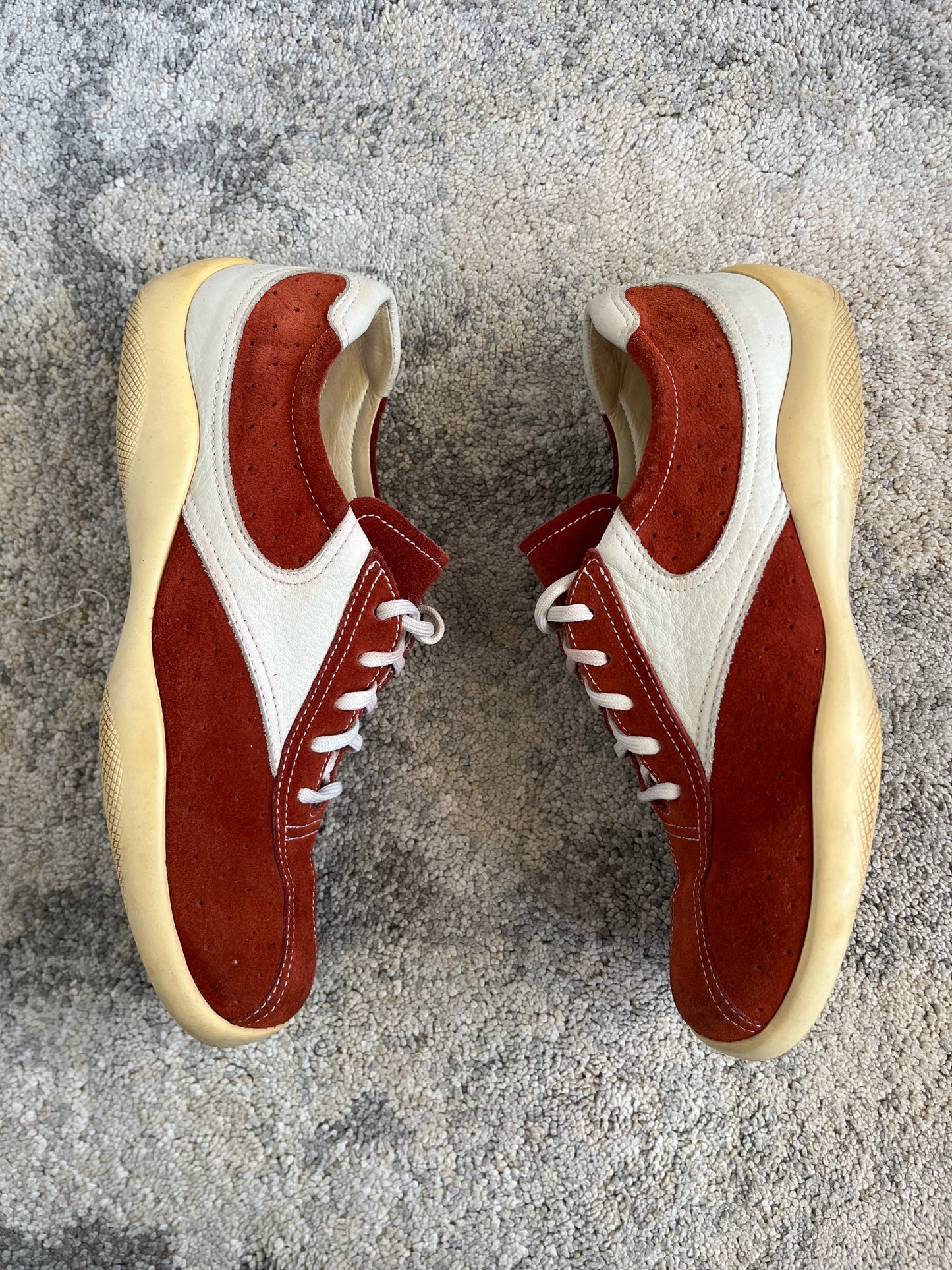 Prada 1990's suede trainers