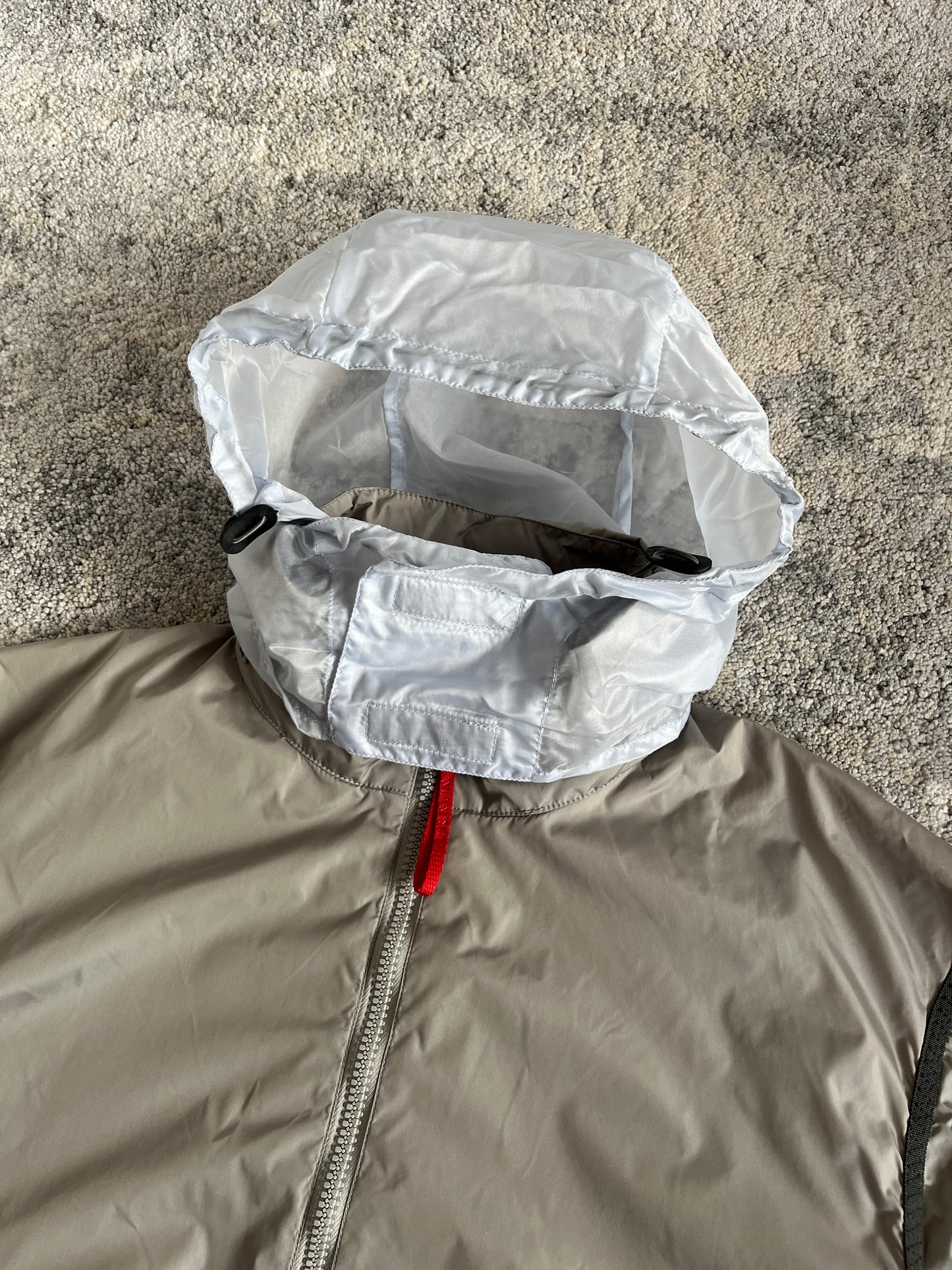 Prada SS2000 light transparent back jacket