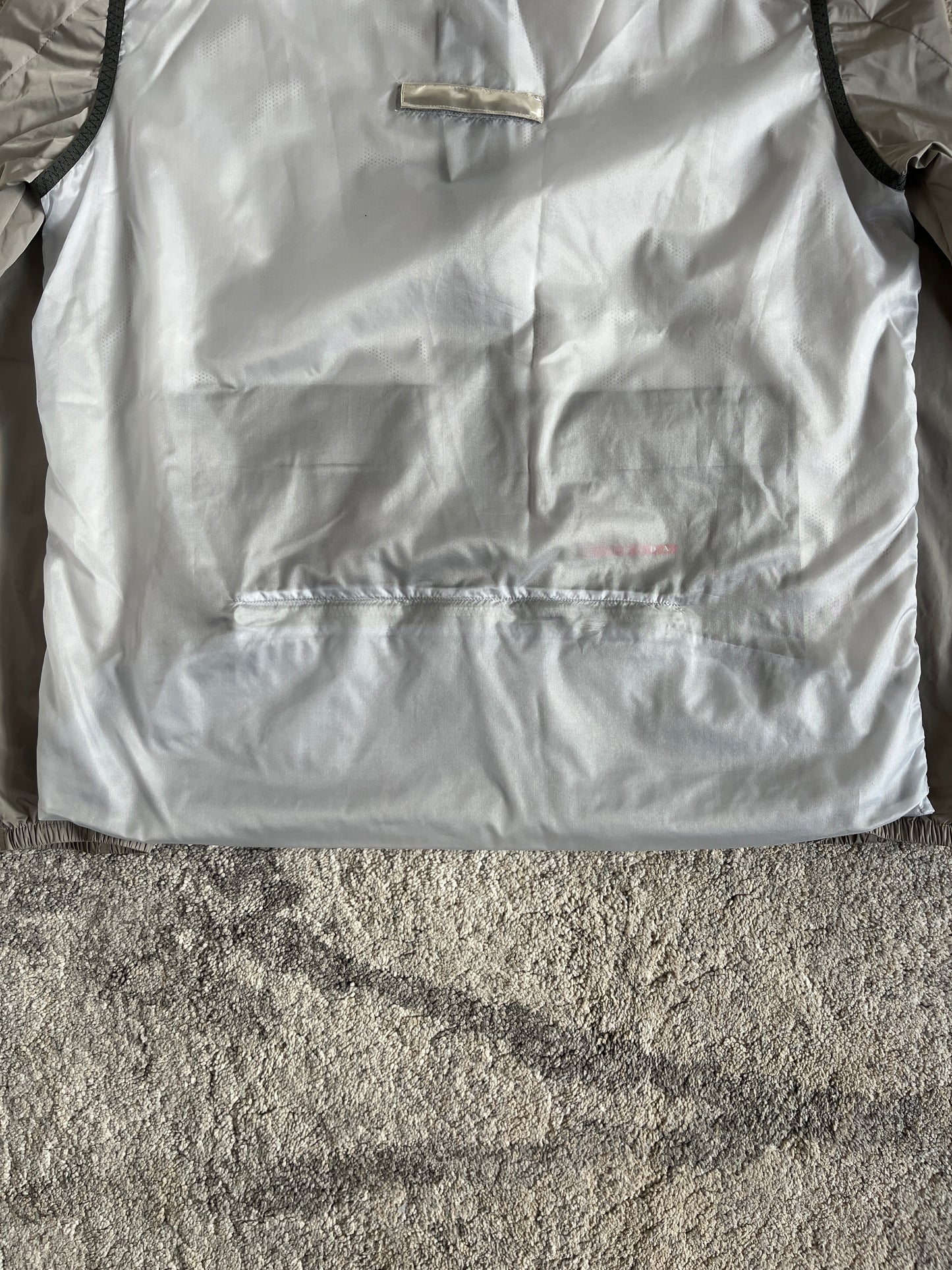Prada SS2000 light transparent back jacket