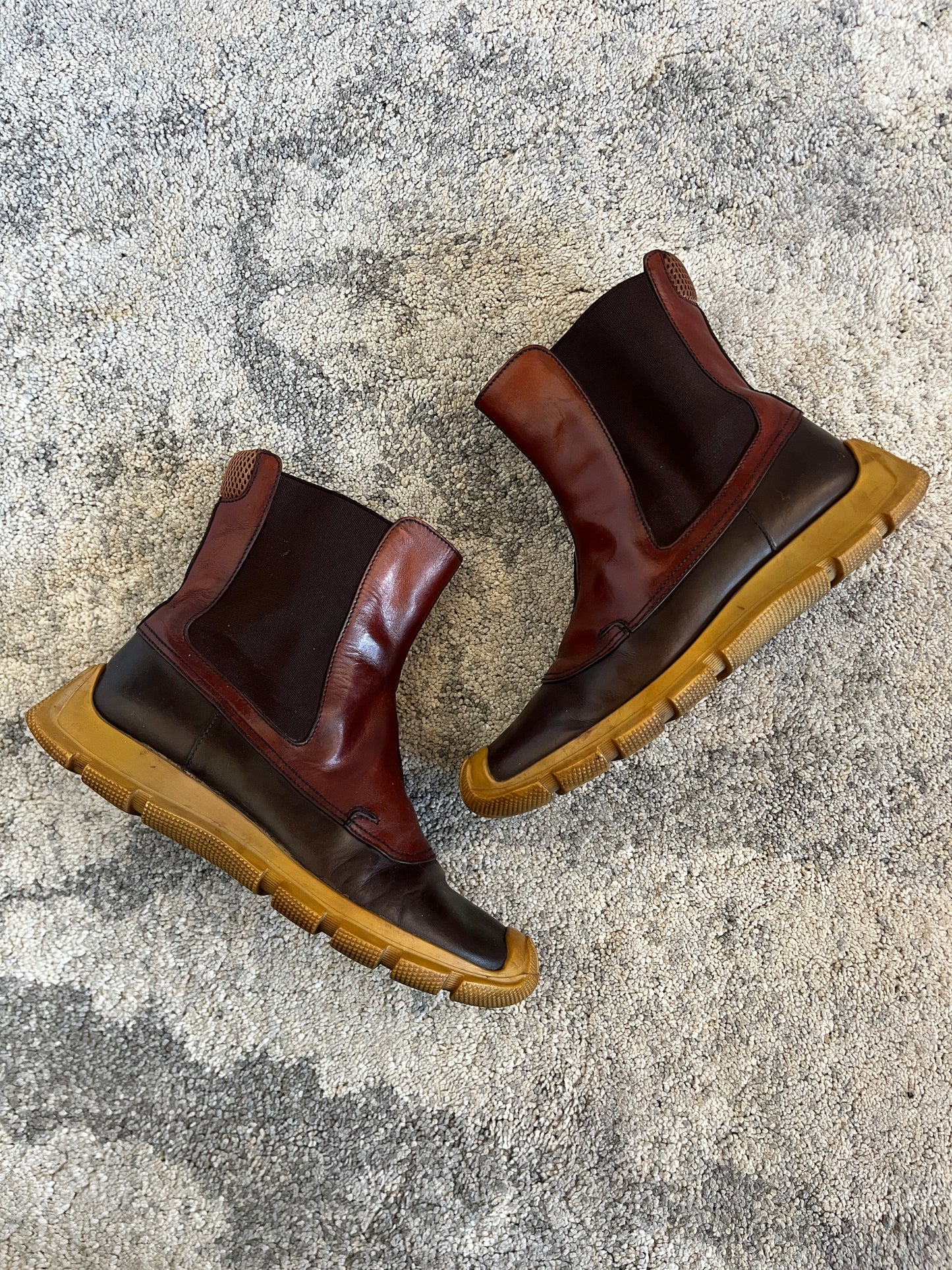 Miu Miu FW1999 leather chelsea boots