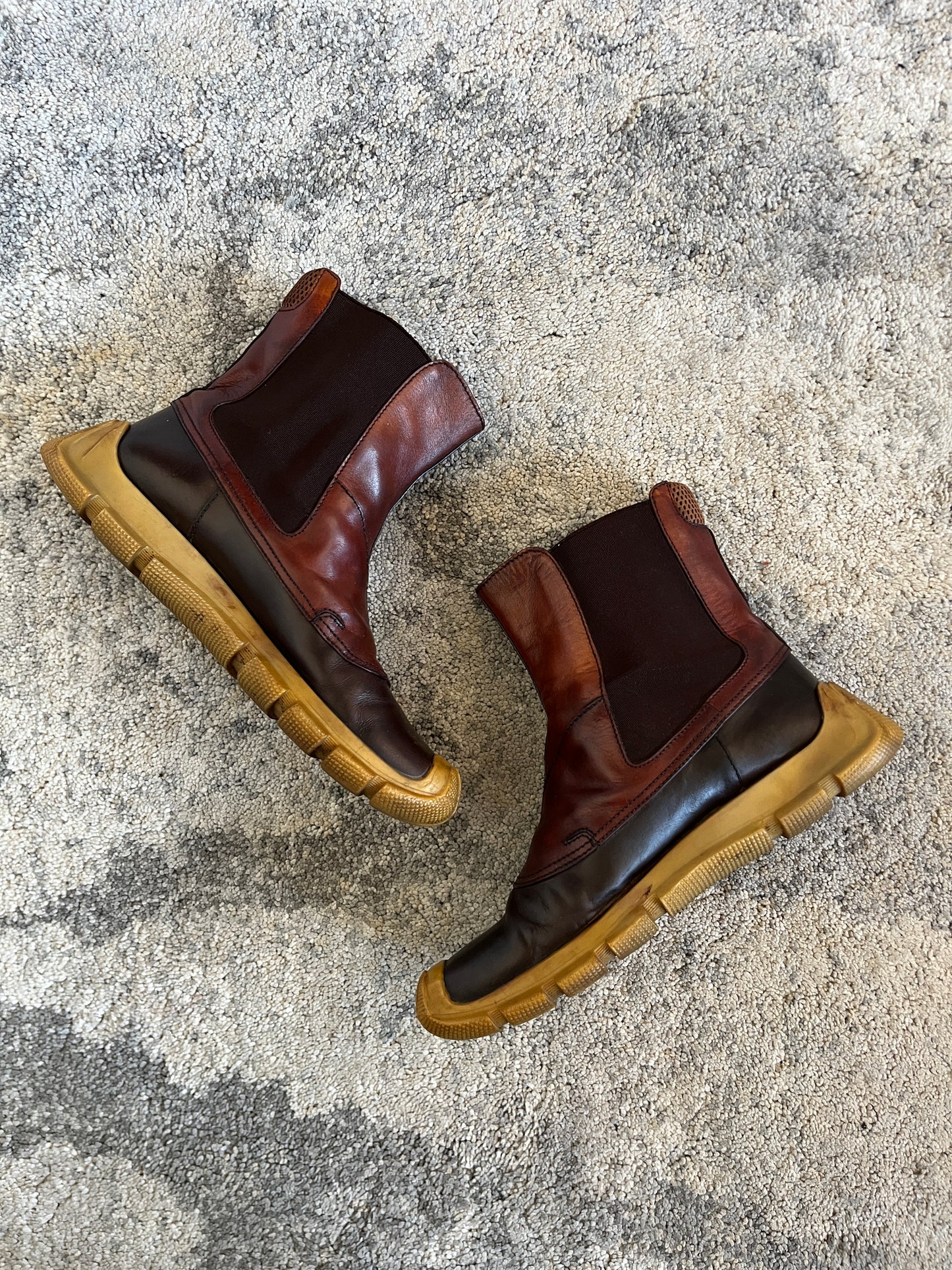 Miu Miu FW1999 leather chelsea boots