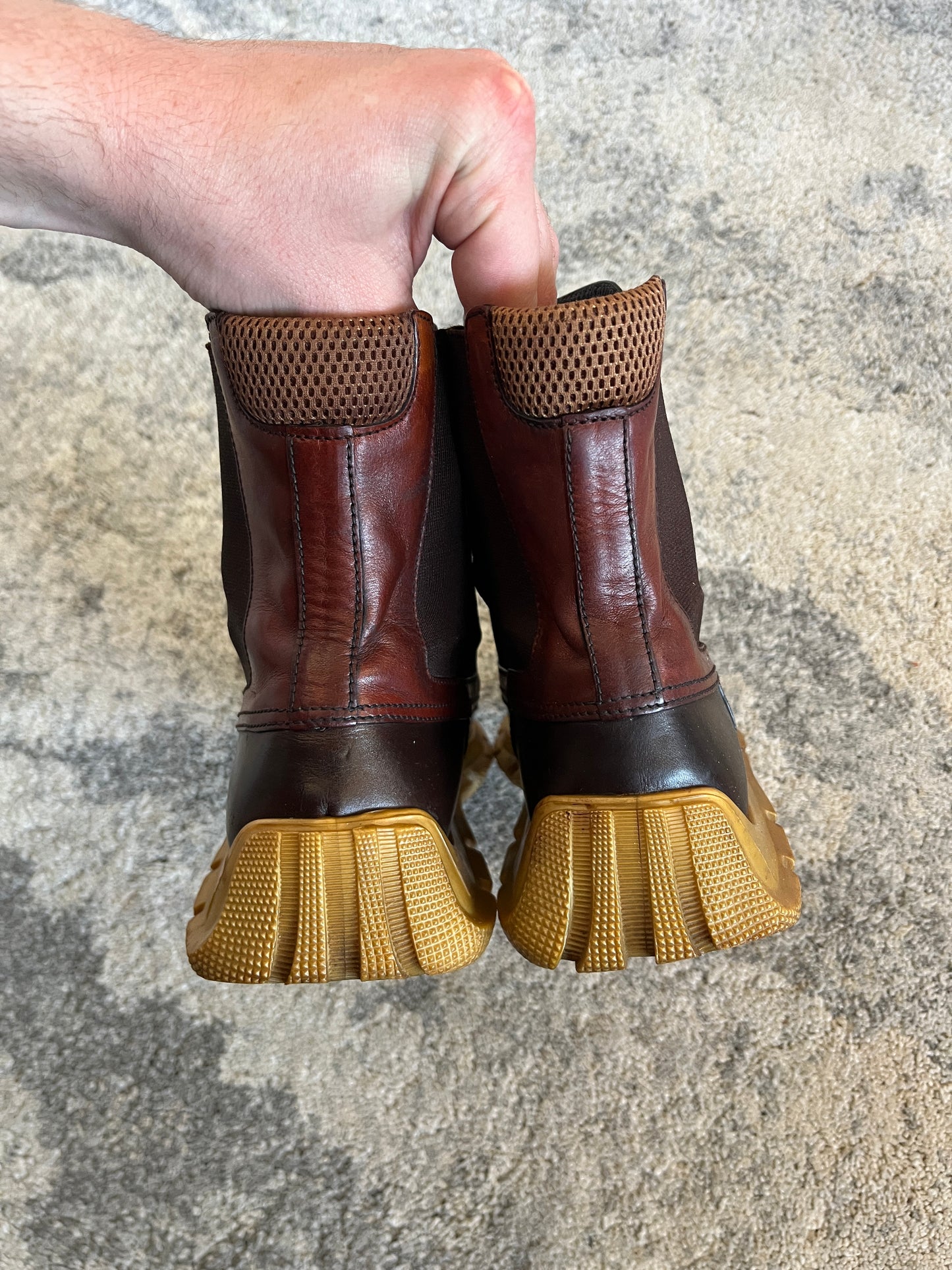 Miu Miu FW1999 leather chelsea boots