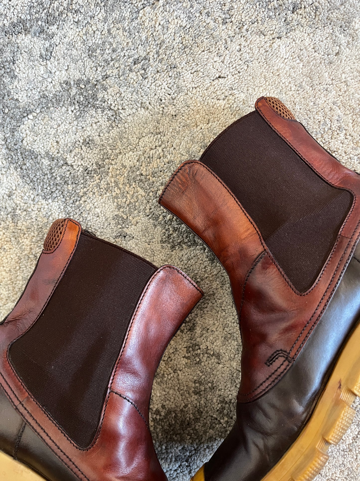 Miu Miu FW1999 leather chelsea boots