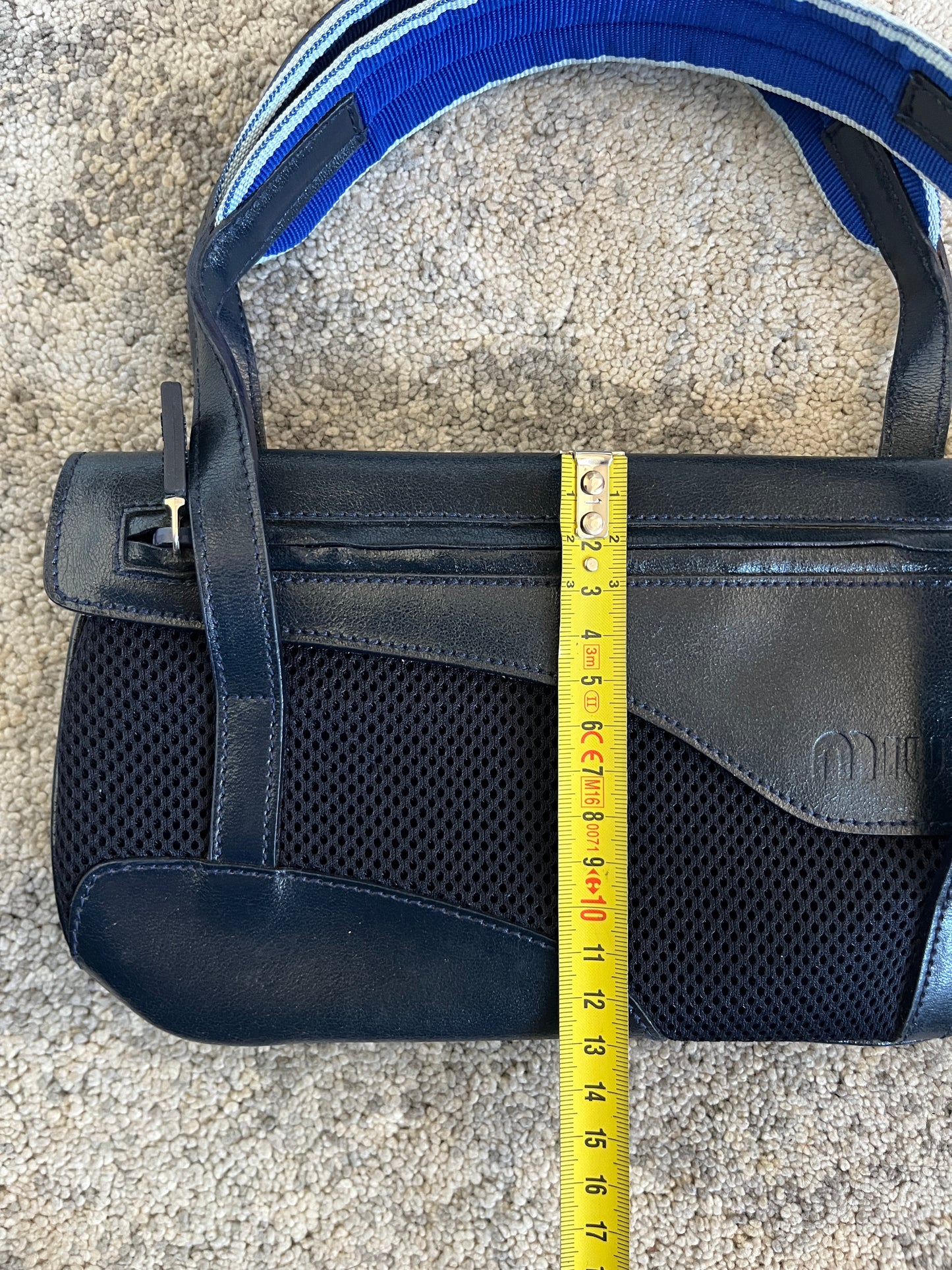 Miu Miu SS2000 mesh & leather handbag