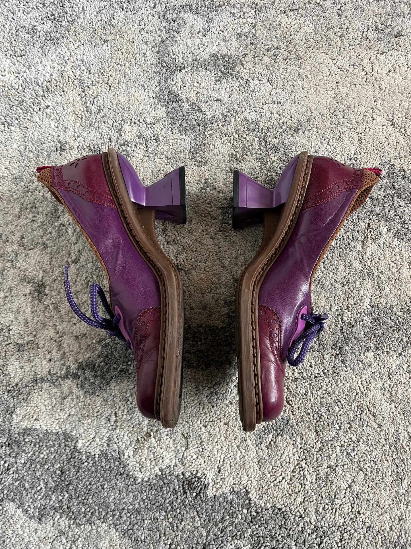 Miu Miu FW1999 leather butterfly heels