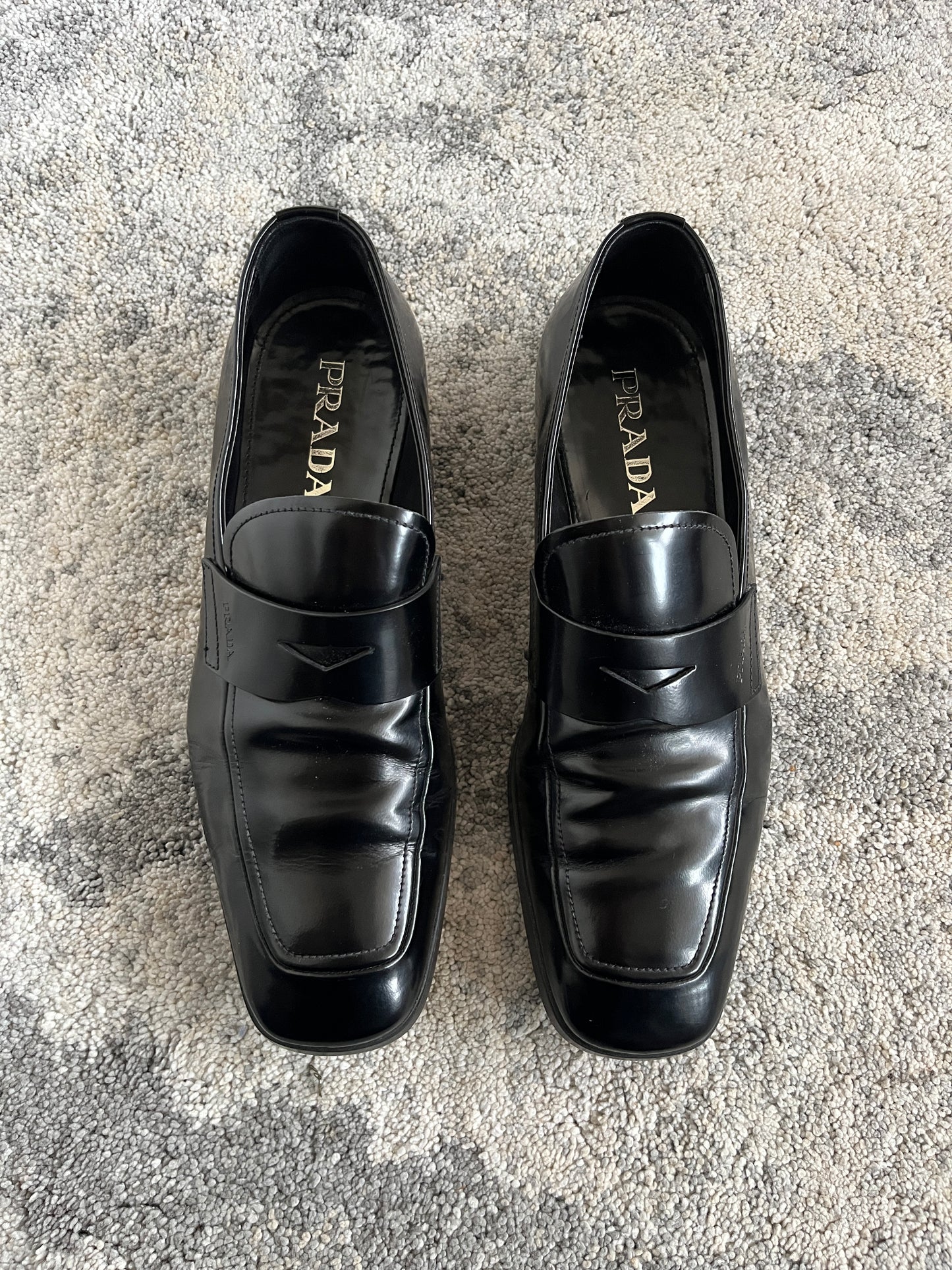 Prada 2000's leather loafers