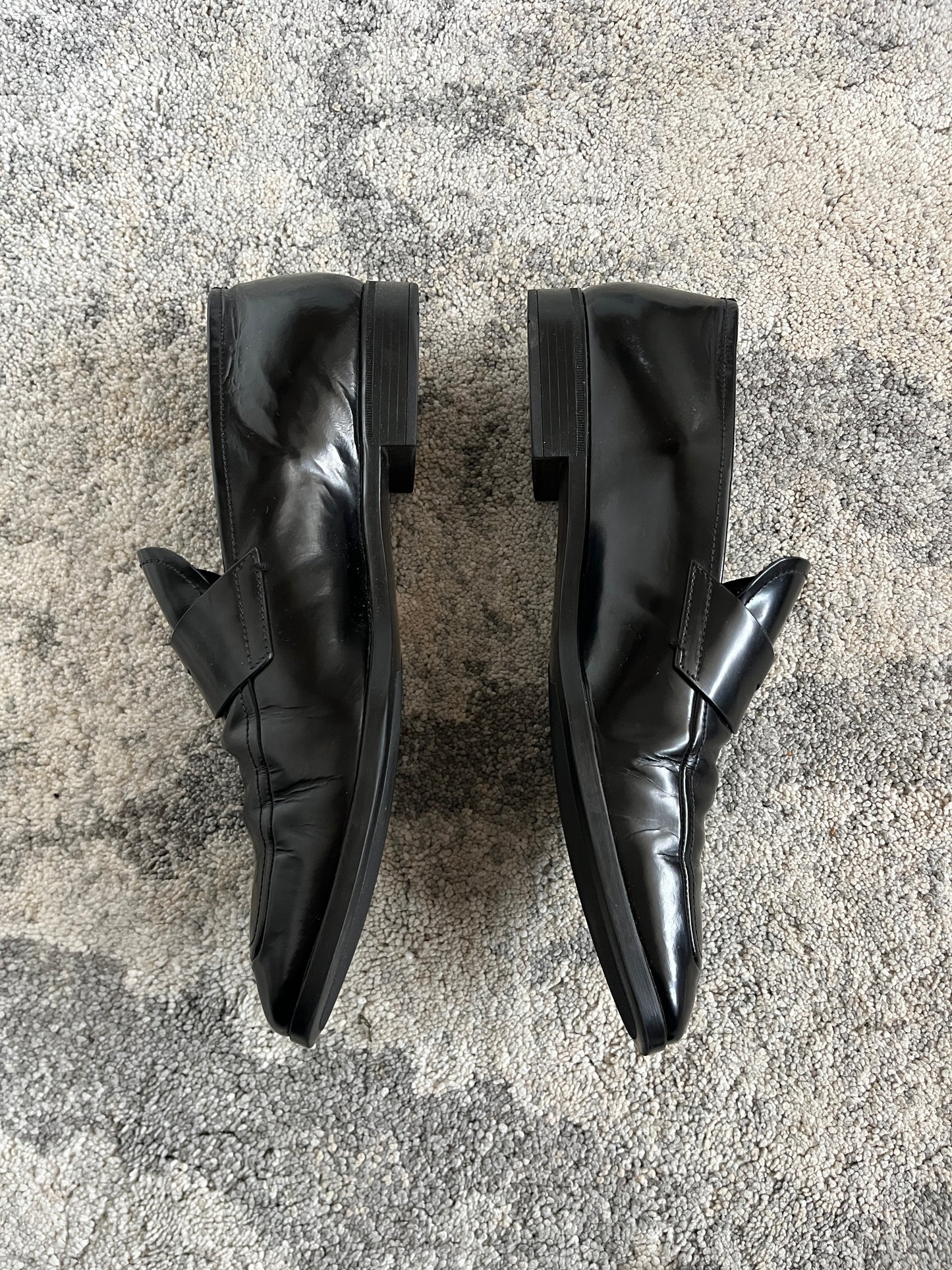 Prada 2000's leather loafers