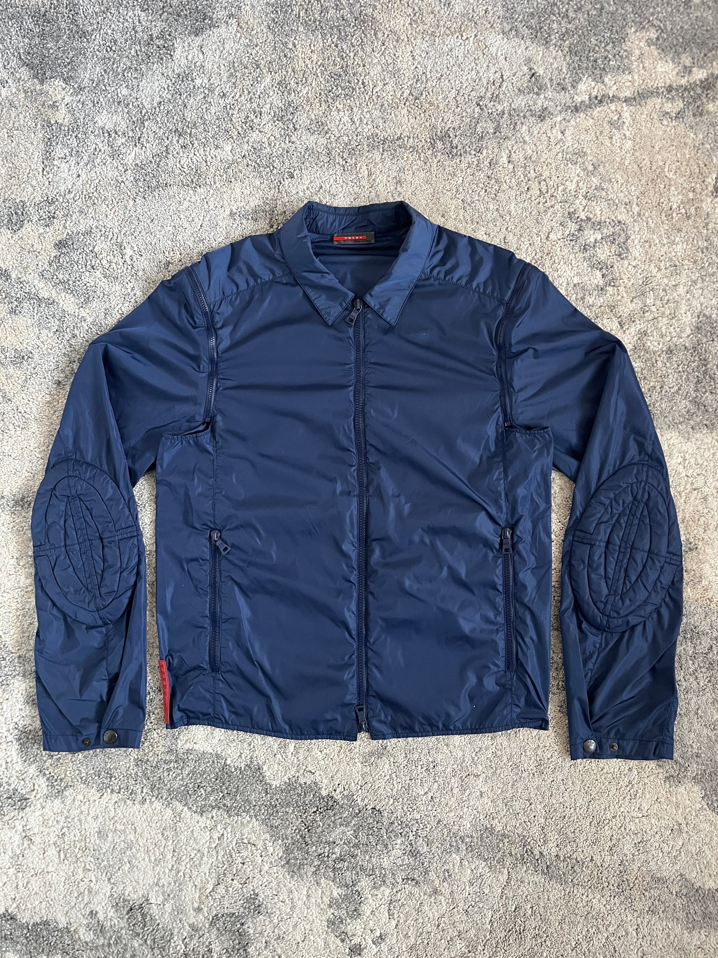 Prada SS2000 nylon convertible shirt