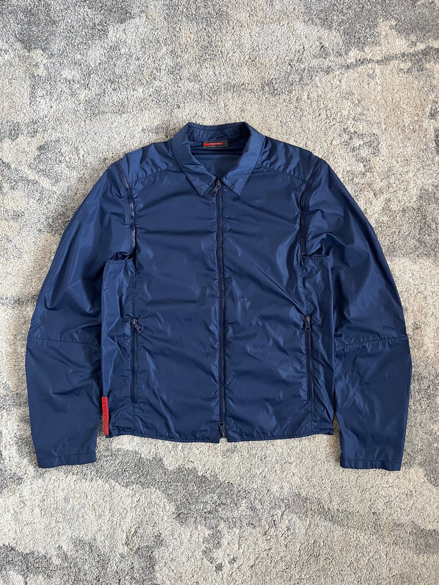 Prada SS2000 nylon convertible shirt