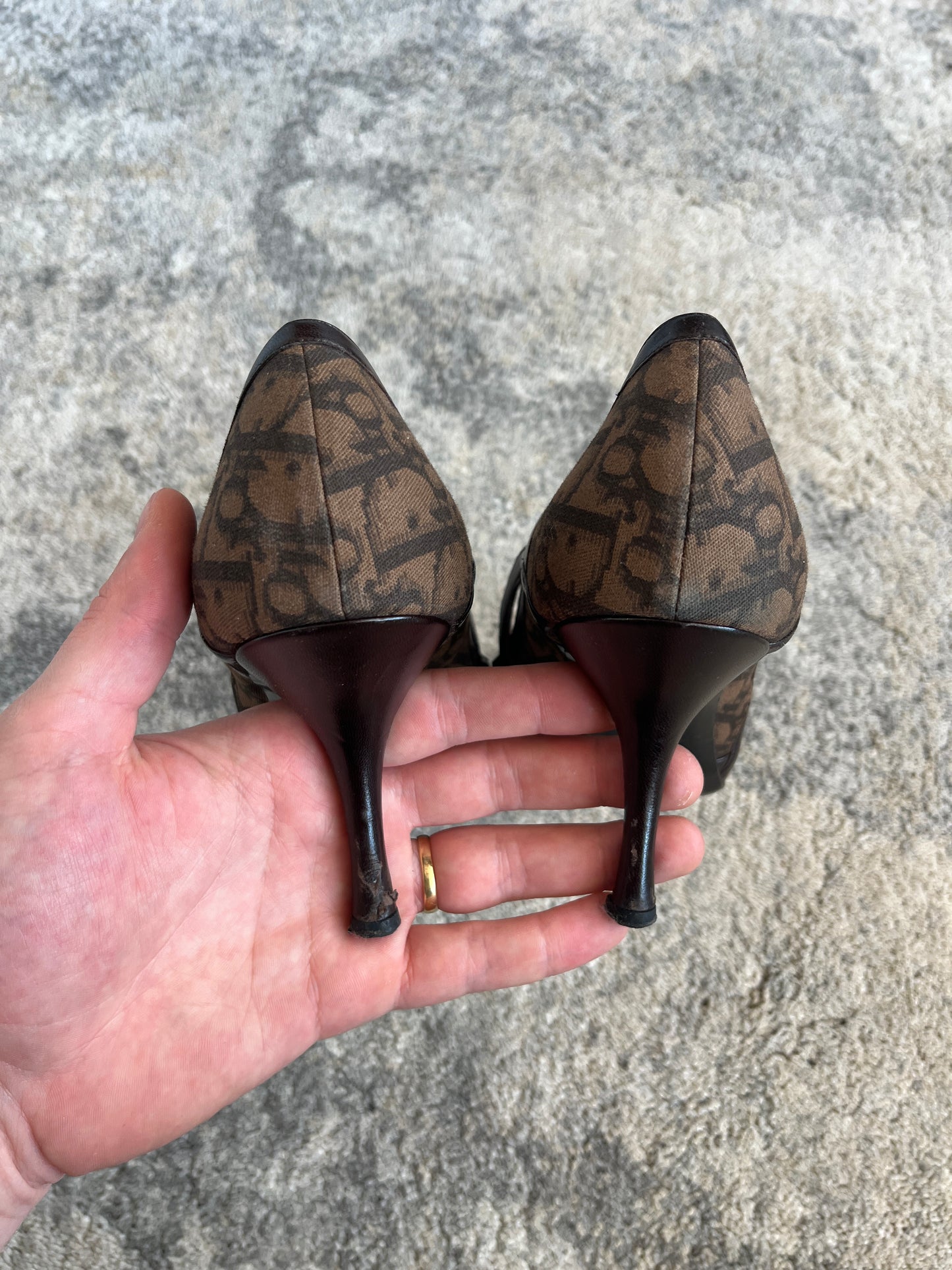 Dior 2000's monogram heels