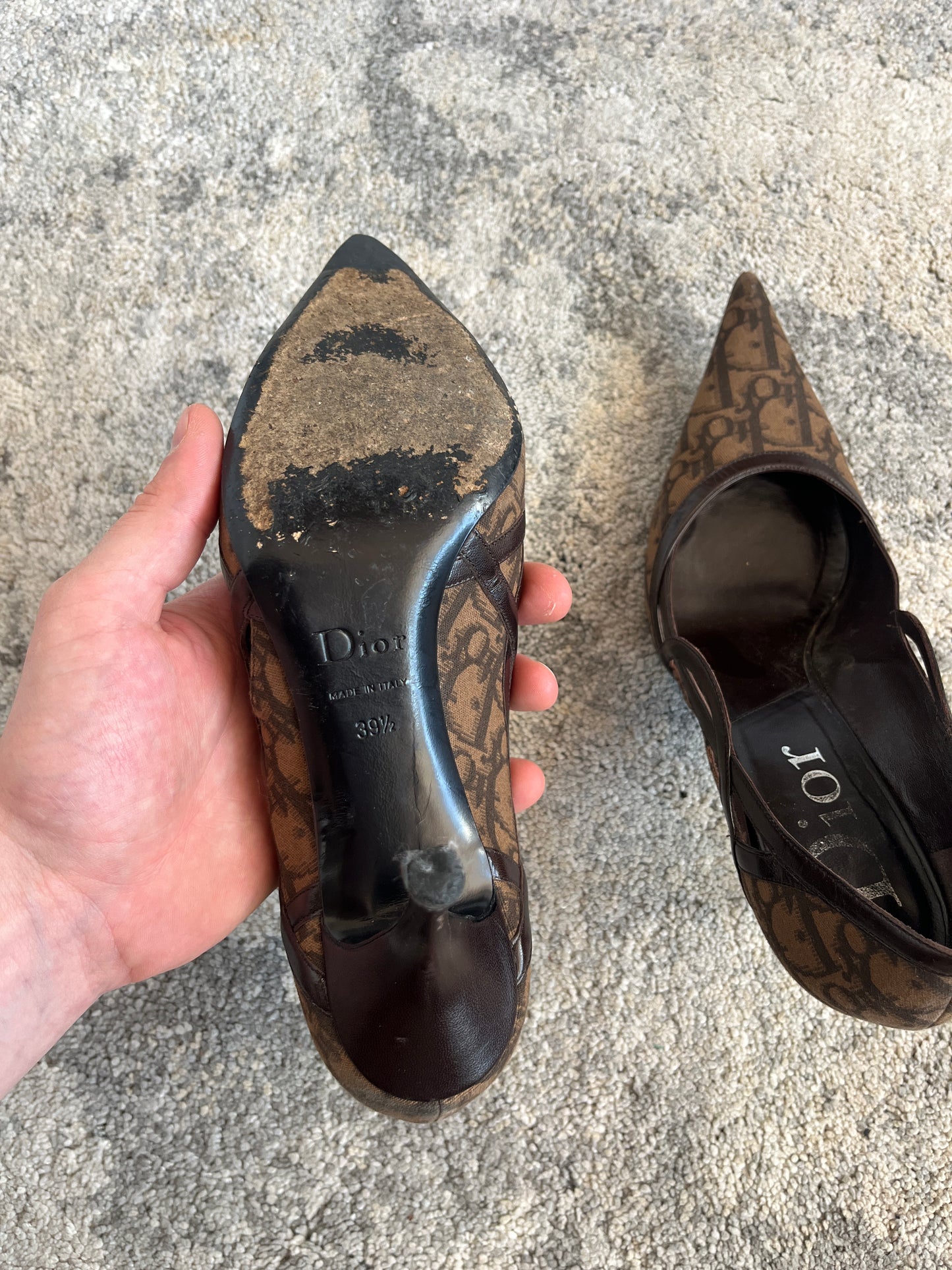 Dior 2000's monogram heels