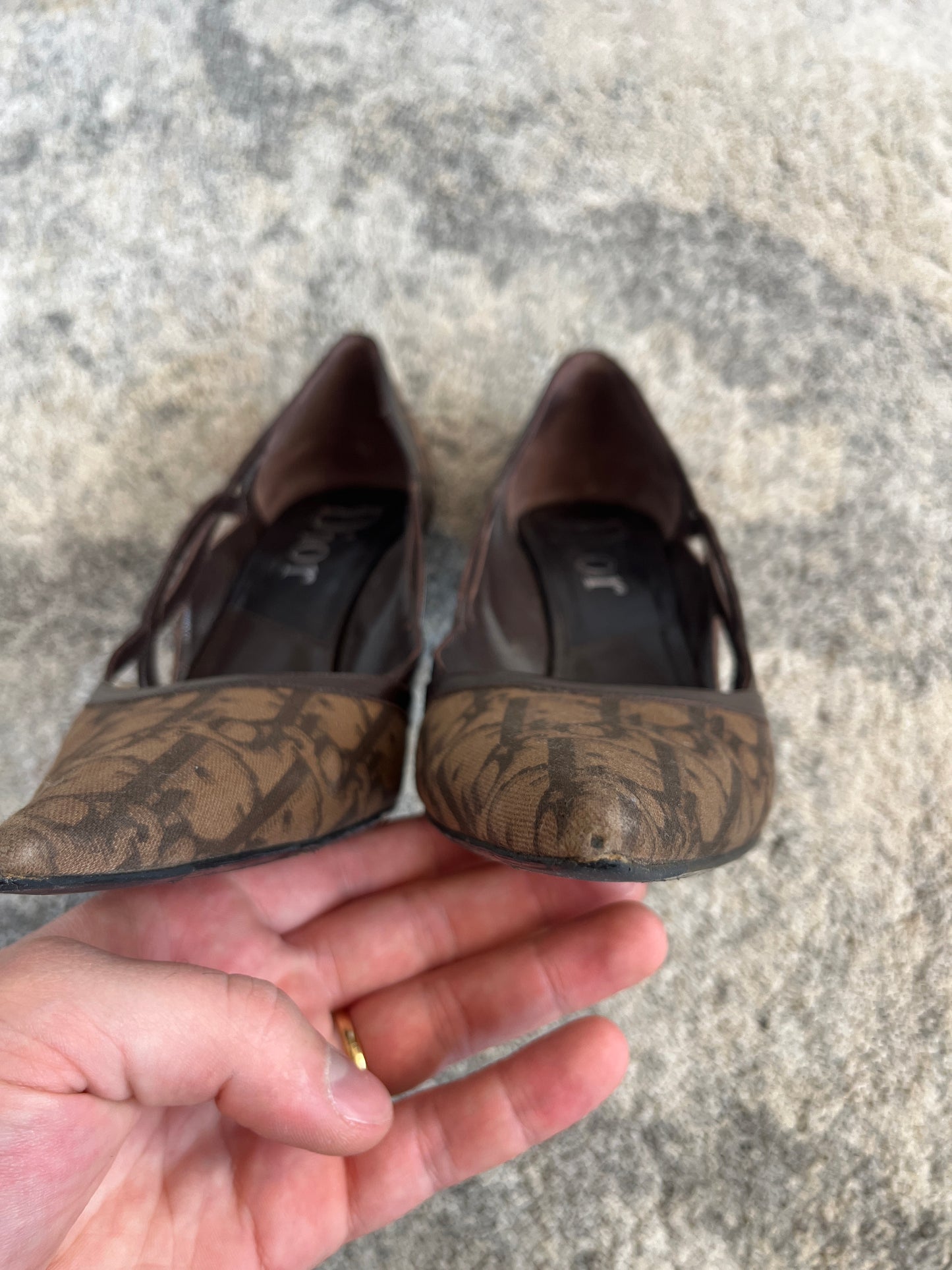 Dior 2000's monogram heels