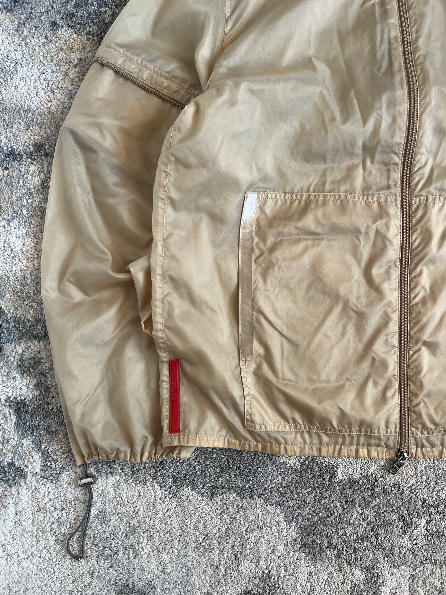 Prada SS1999 transparent convertible jacket