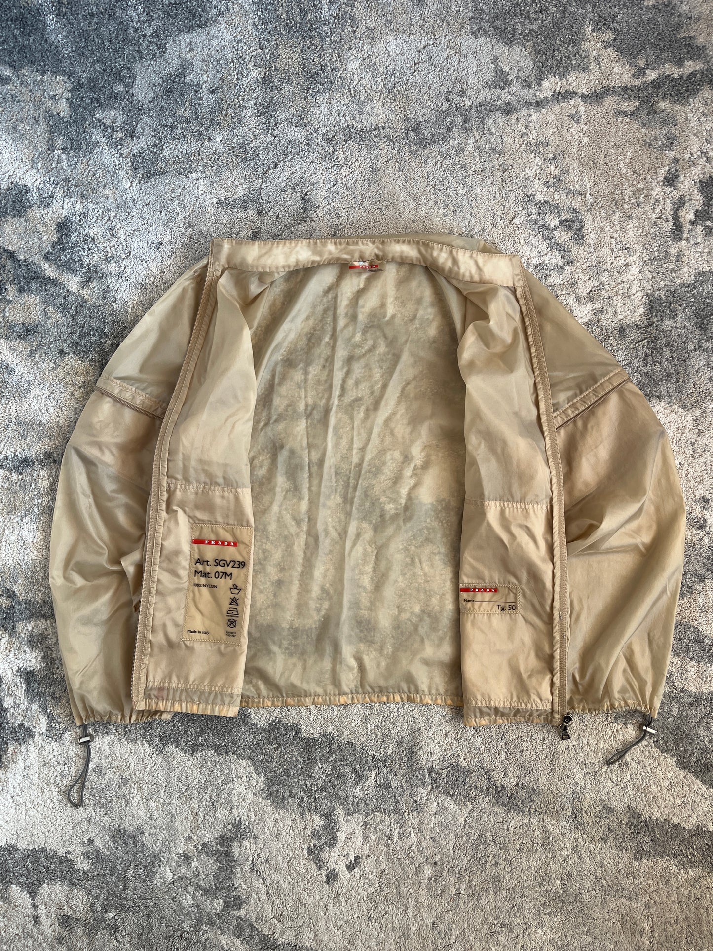 Prada SS1999 transparent convertible jacket