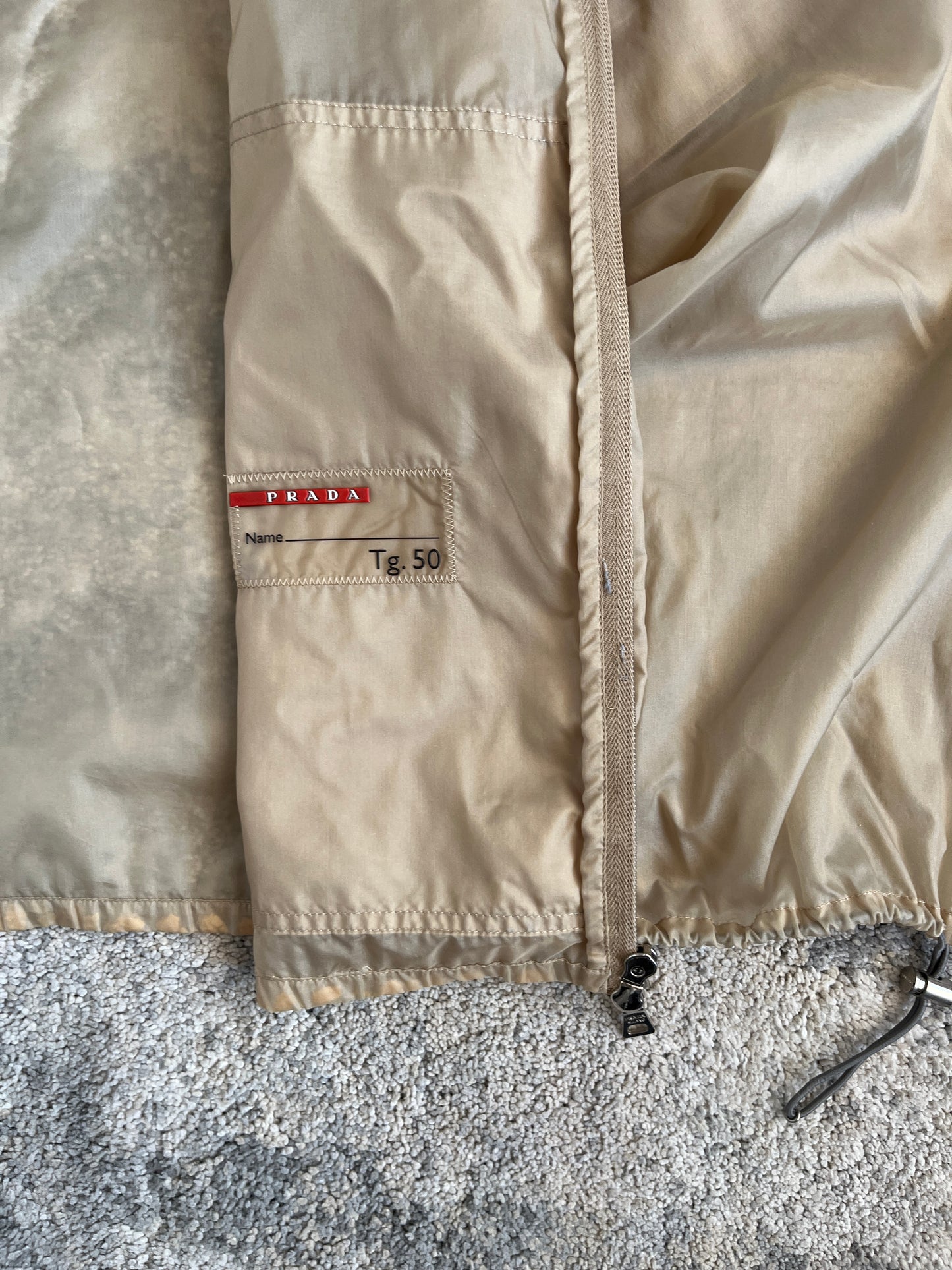 Prada SS1999 transparent convertible jacket