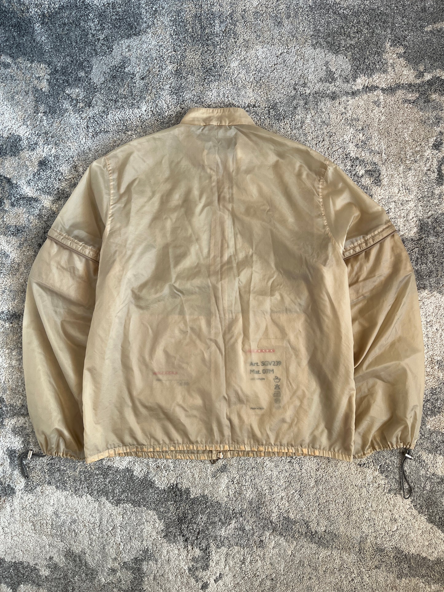 Prada SS1999 transparent convertible jacket